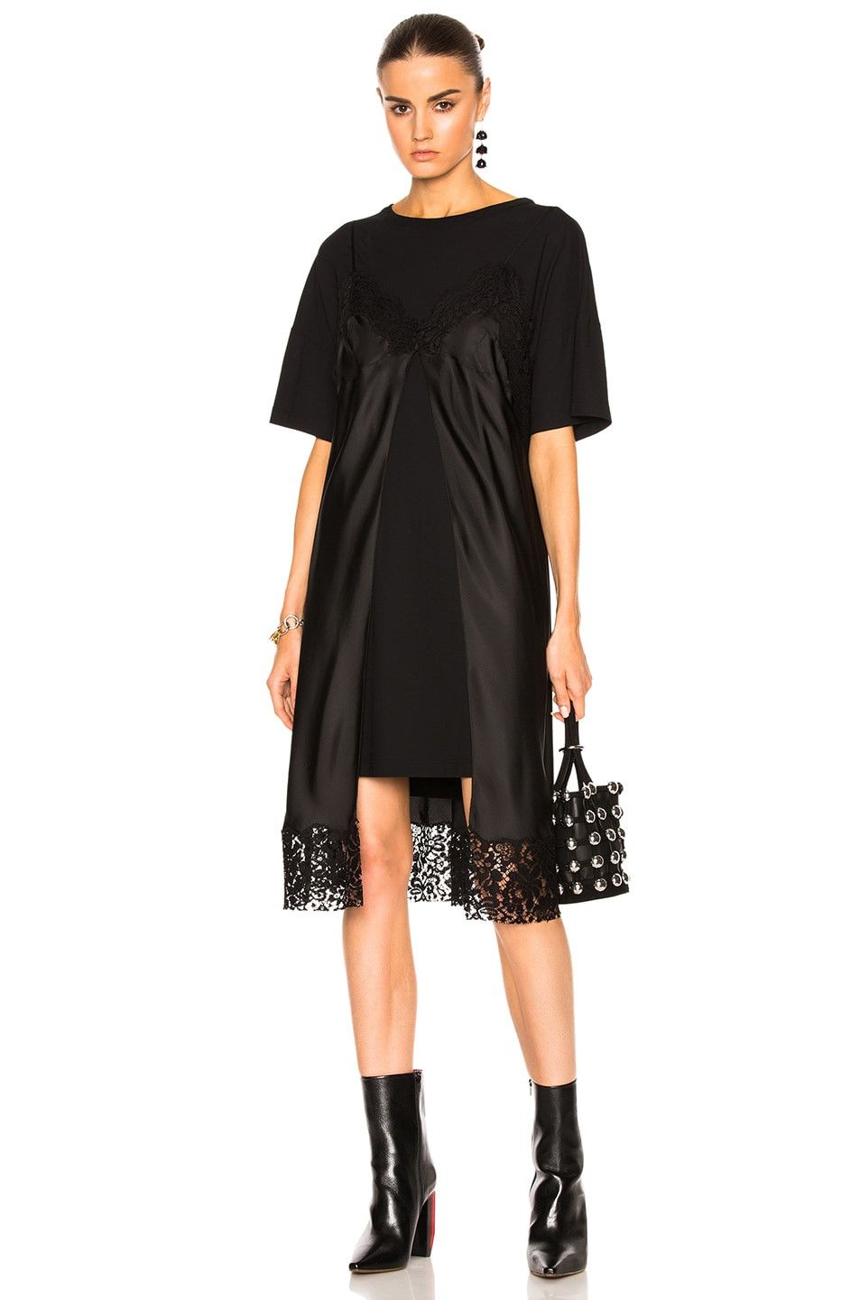 Maison Margiela Maison Margiela - Silk Layered Lace Dress Size XS / US 0-2 / IT 36-38 - 1 Thumbnail