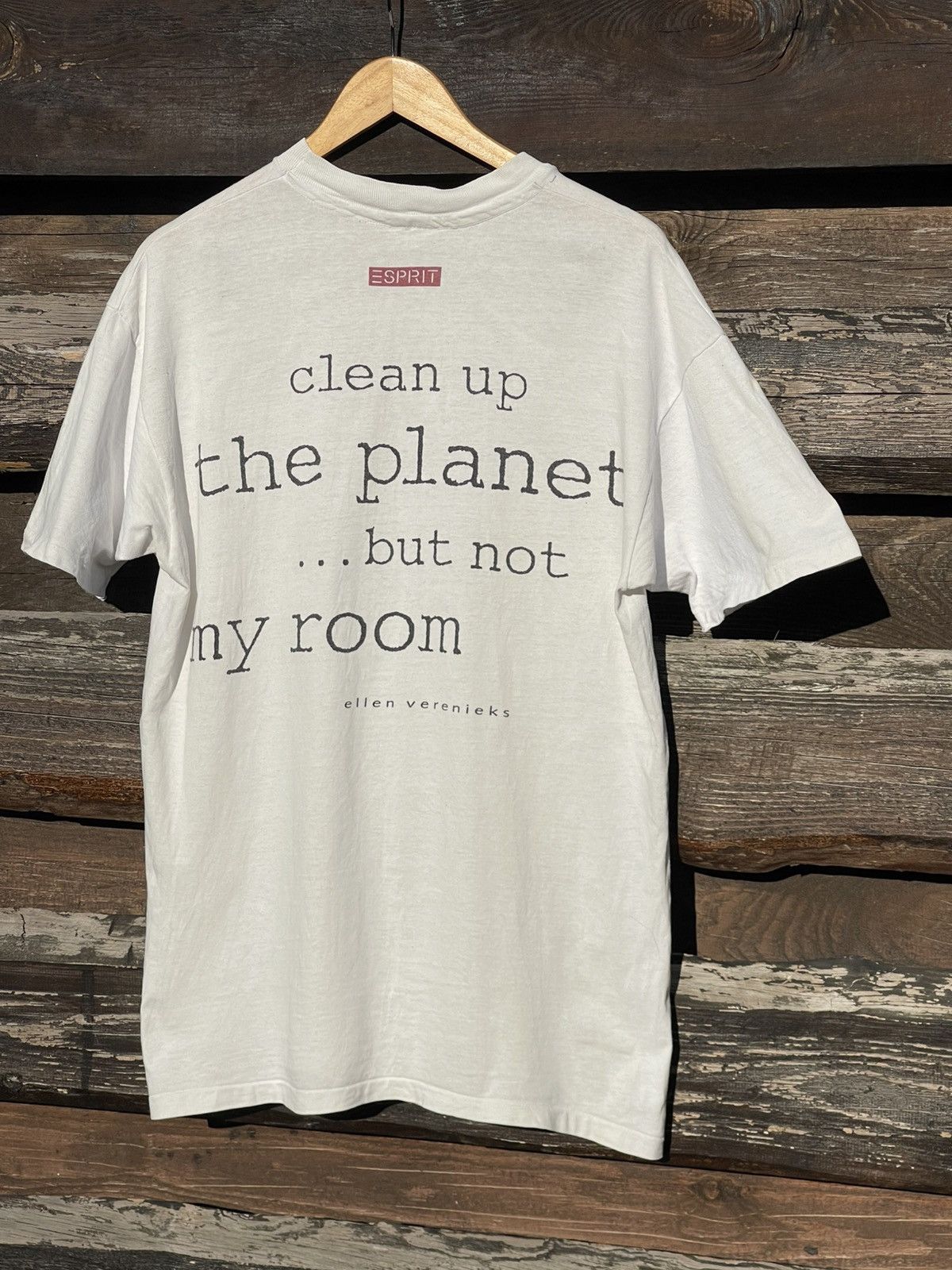 Vintage 90’s Rare Ellen Verenieks Clean Up The Planet Tee Size US M / EU 48-50 / 2 - 10 Thumbnail