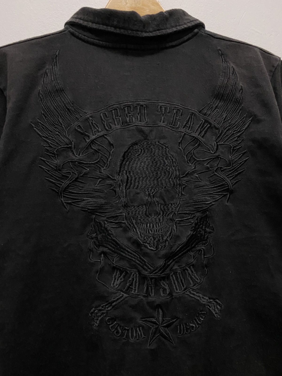 Japanese Brand × Vanson Leathers × Vintage 🔥Vintage Vanson Big Skull Logo Size US M / EU 48-50 / 2 - 11 Thumbnail