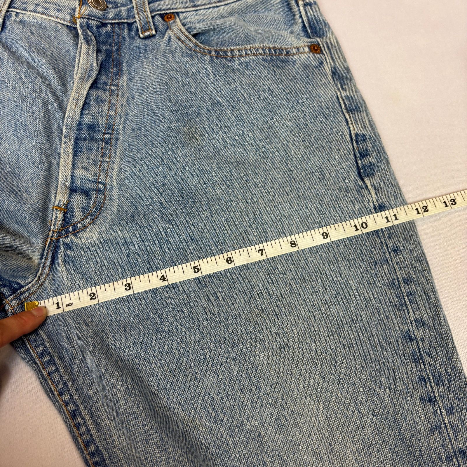 Levi's Vintage 90s Levi's 501 Straight Leg Jeans 31x29 Size US 31 - 8 Thumbnail