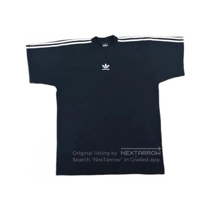 Balenciaga Balenciaga x Adidas Logo Print Black T. Size US L / EU 52-54 / 3 - 2 Thumbnail