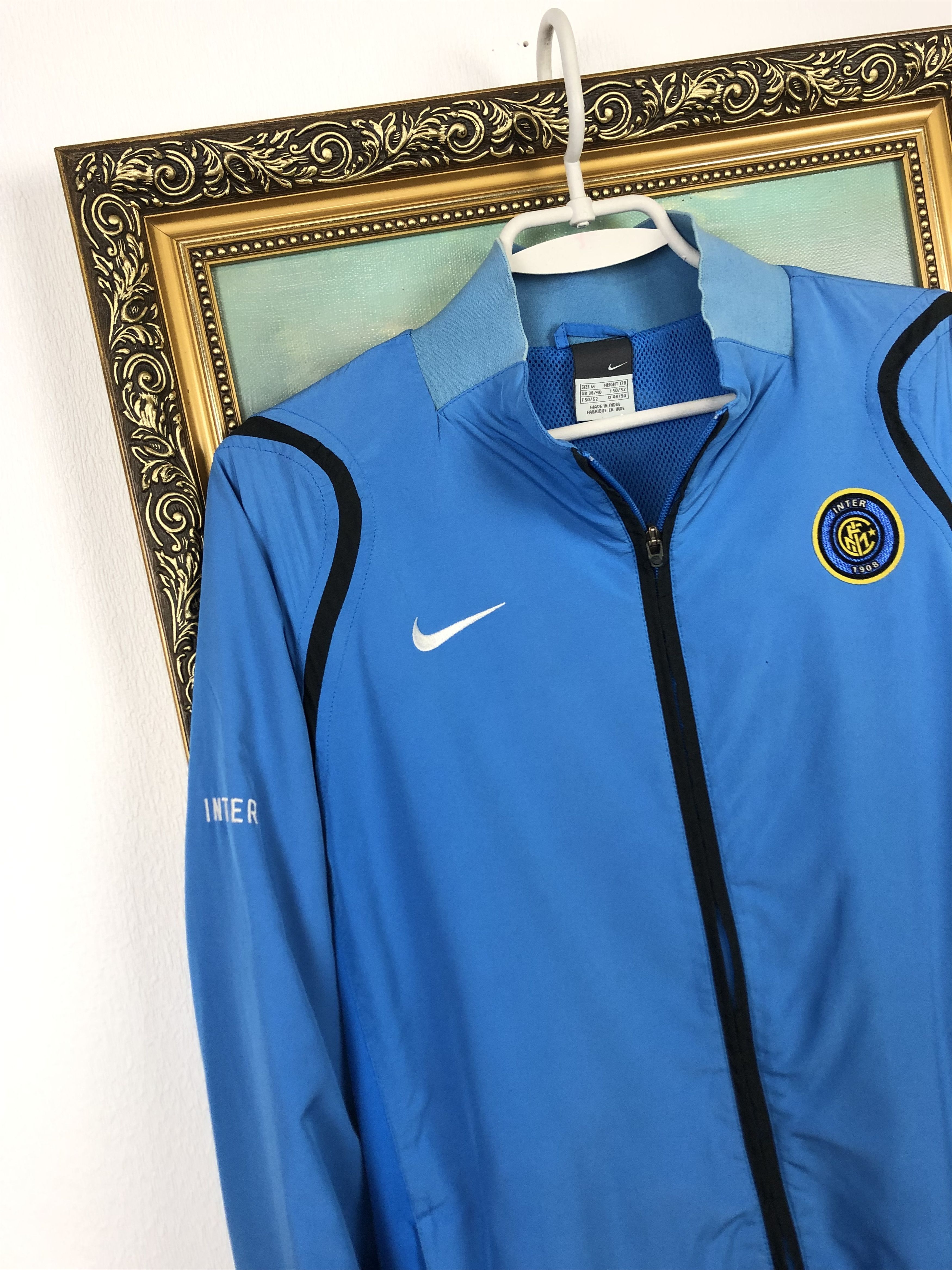 Nike Vintage Internazionale Inter Football Jacket Track Top Size US M / EU 48-50 / 2 - 3 Thumbnail