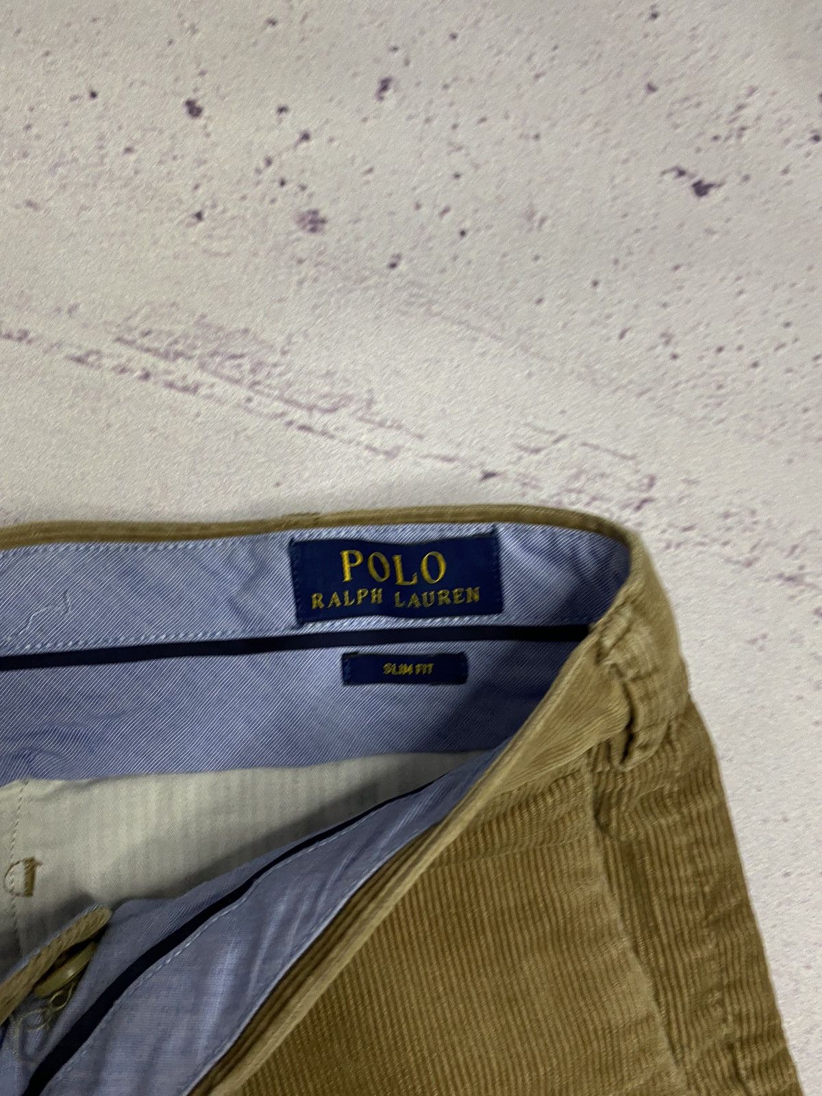 Polo Ralph Lauren Men's vintage velvet pants Polo Ralph Lauren Brown/Gold Size US 36 / EU 52 - 10 Thumbnail