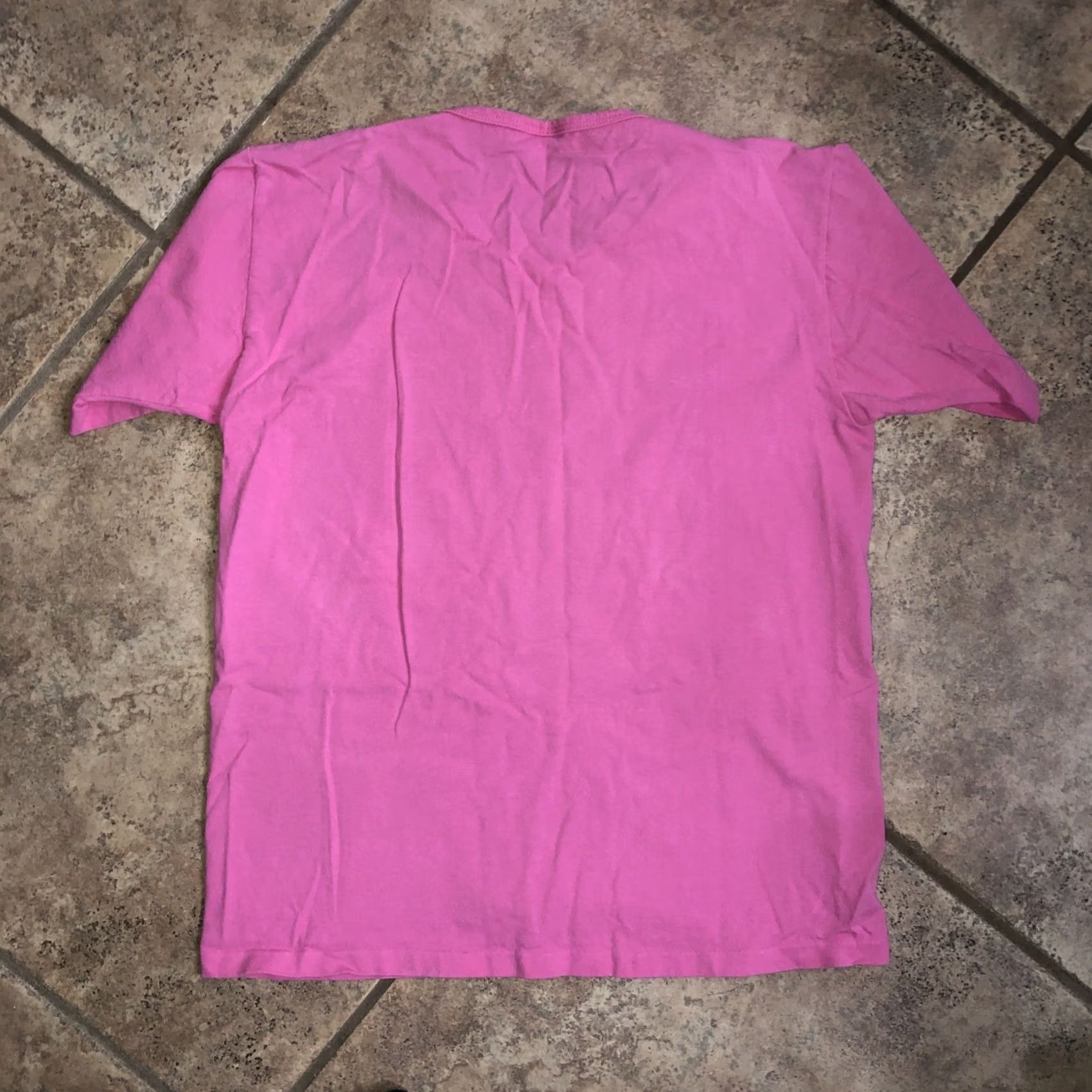 Anvil VINTAGE Anvil VTG Single Stitch T-Shirt Womens Medium Pink Horse Stitch Mens? Womens? (Note: Original indicates Womens) Size M / US 6-8 / IT 42-44 - 4 Thumbnail