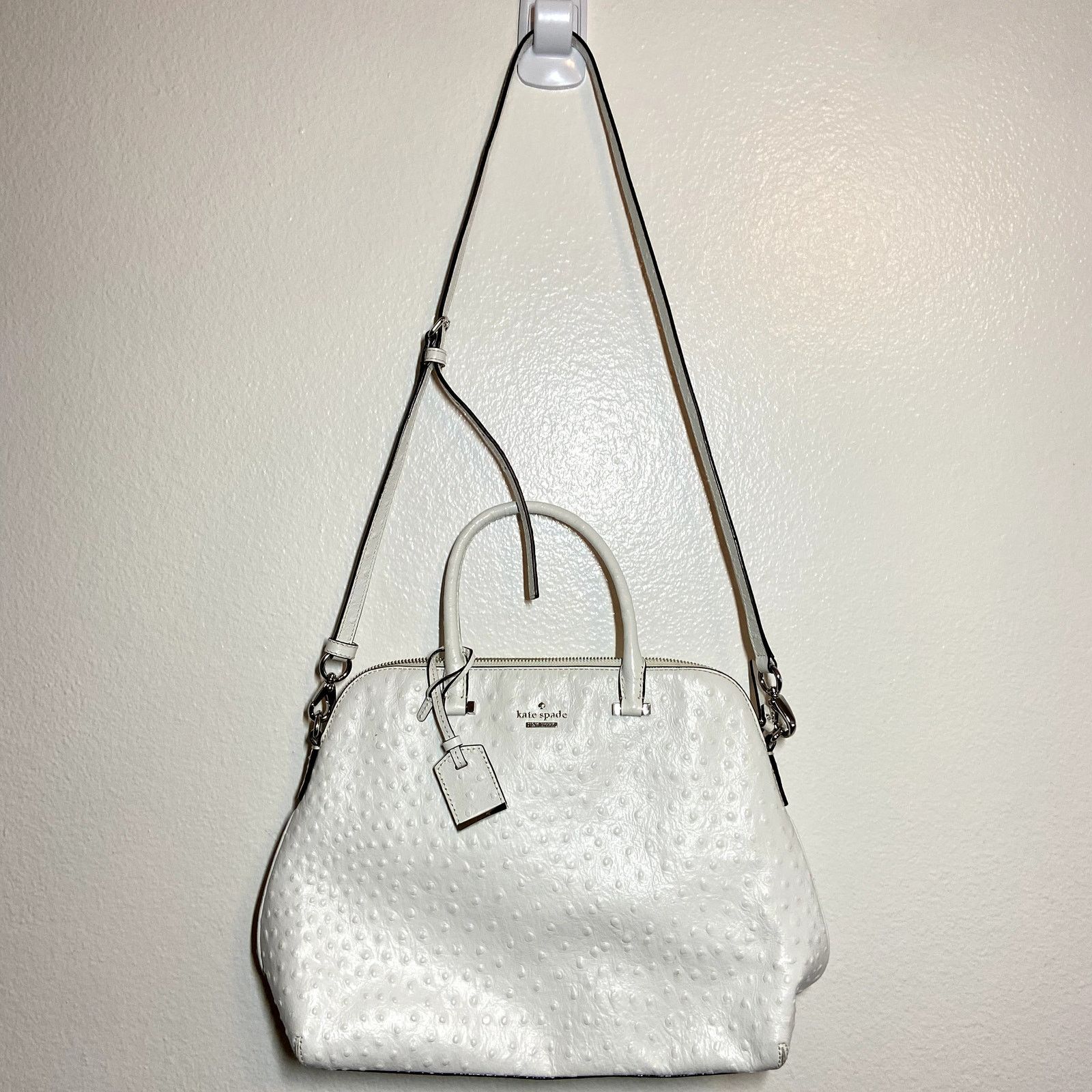 Kate Spade Kate Spade Margot Satchel Bright White Leather Bag Crossbody Size ONE SIZE - 2 Thumbnail