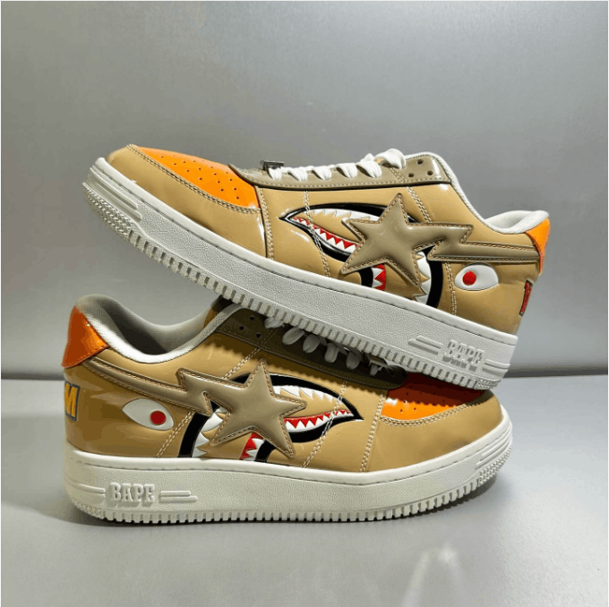 Bape ABATHINGAPE low-top board shoes men's style Size US 12 / EU 45 - 2 Thumbnail