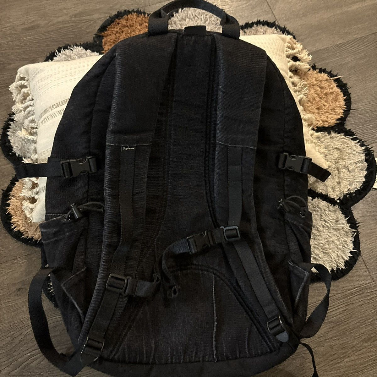 Supreme SUPREME REFLECTIVE DENIM BACKPACK Size ONE SIZE - 4 Thumbnail