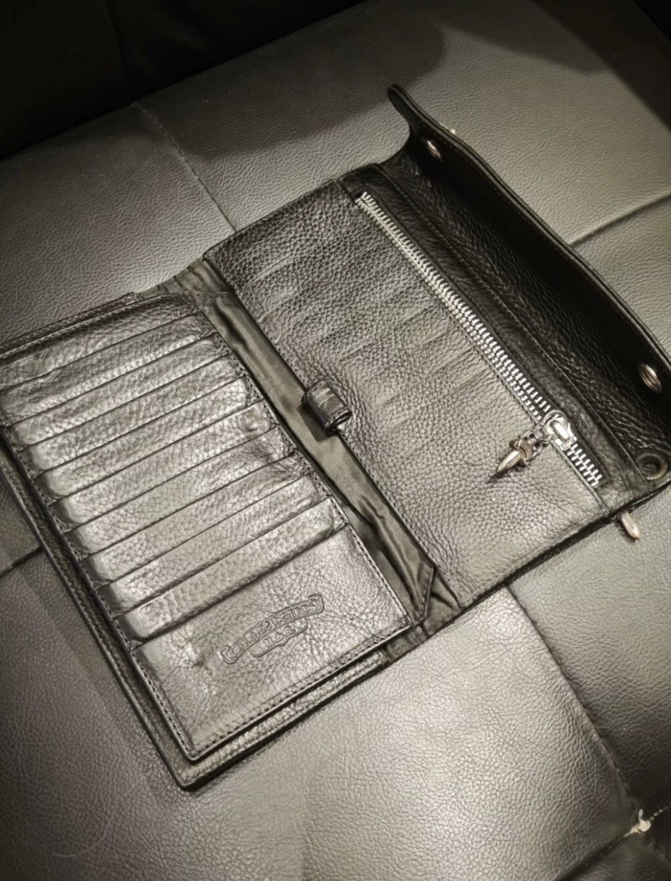 Chrome Hearts Chrome Hearts Black Long Wallet 925 silver Size ONE SIZE - 3 Thumbnail
