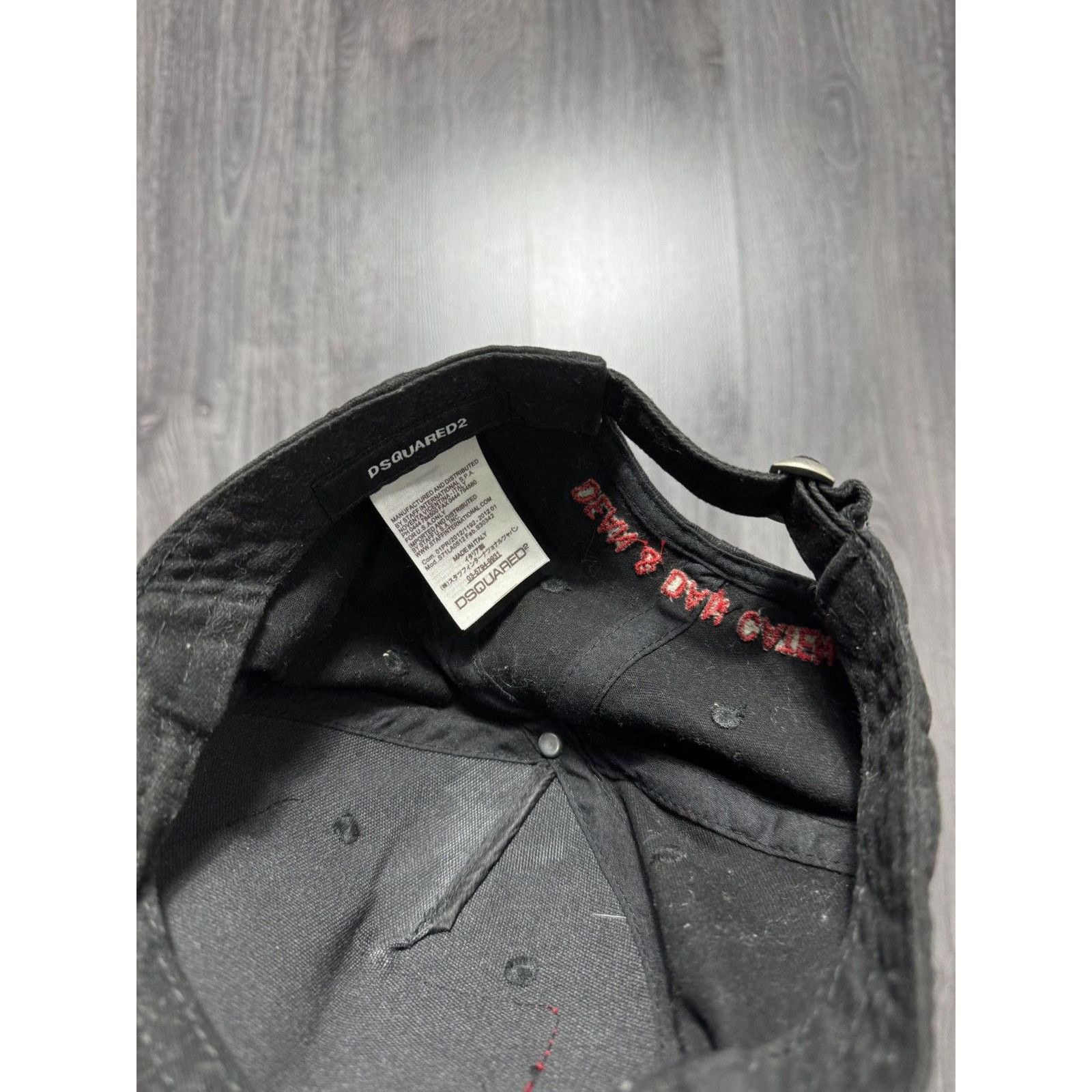 Dsquared2 Y2K Dsquared2 Y2K Distressed Cap One Size Size ONE SIZE - 4 Thumbnail