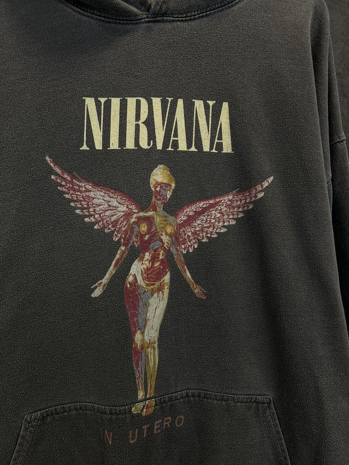 Nirvana In Utero rock band hoodie