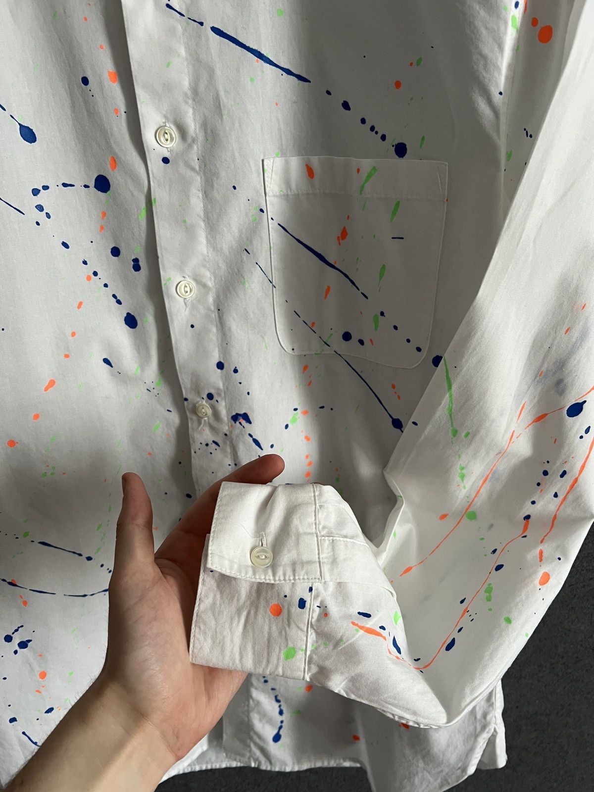 YMC YMC paint flick print shirt Size US M / EU 48-50 / 2 - 4 Thumbnail
