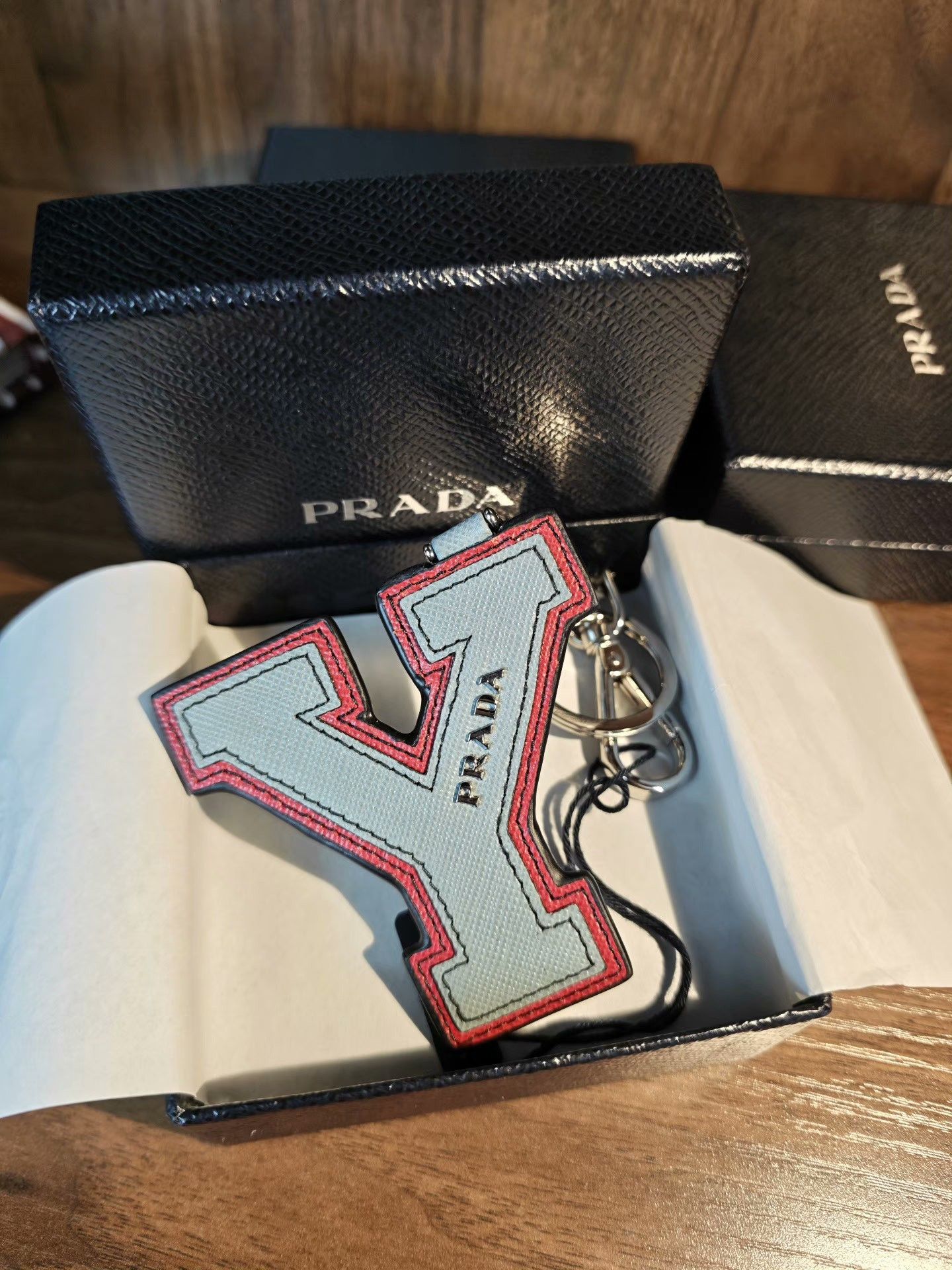 Prada Prada Letter H Keychain Size ONE SIZE - 1 Thumbnail