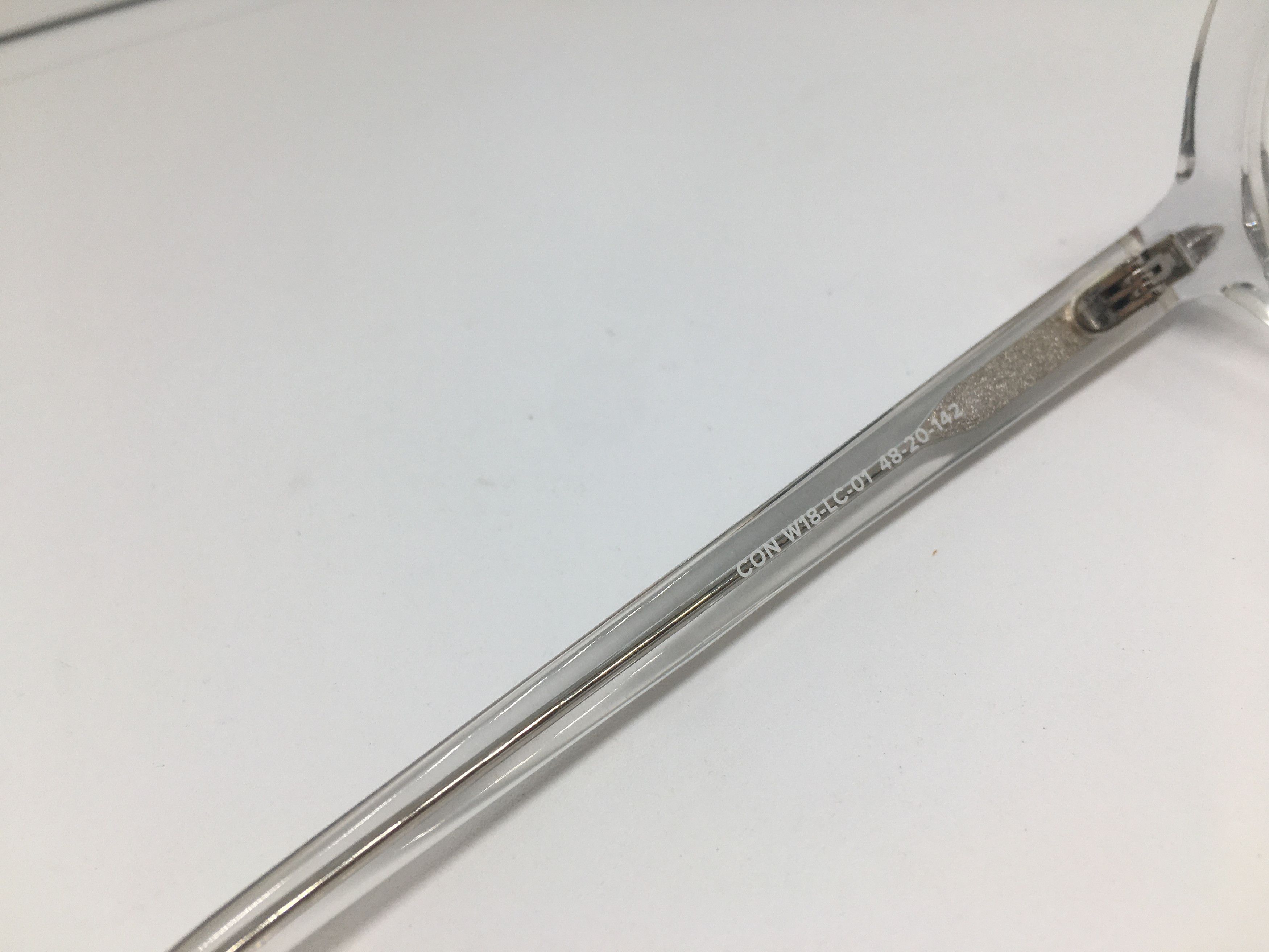 Warby Parker WARBY PARKER Clear Acetate Round Eyeglasses Frame Size ONE SIZE - 6 Thumbnail