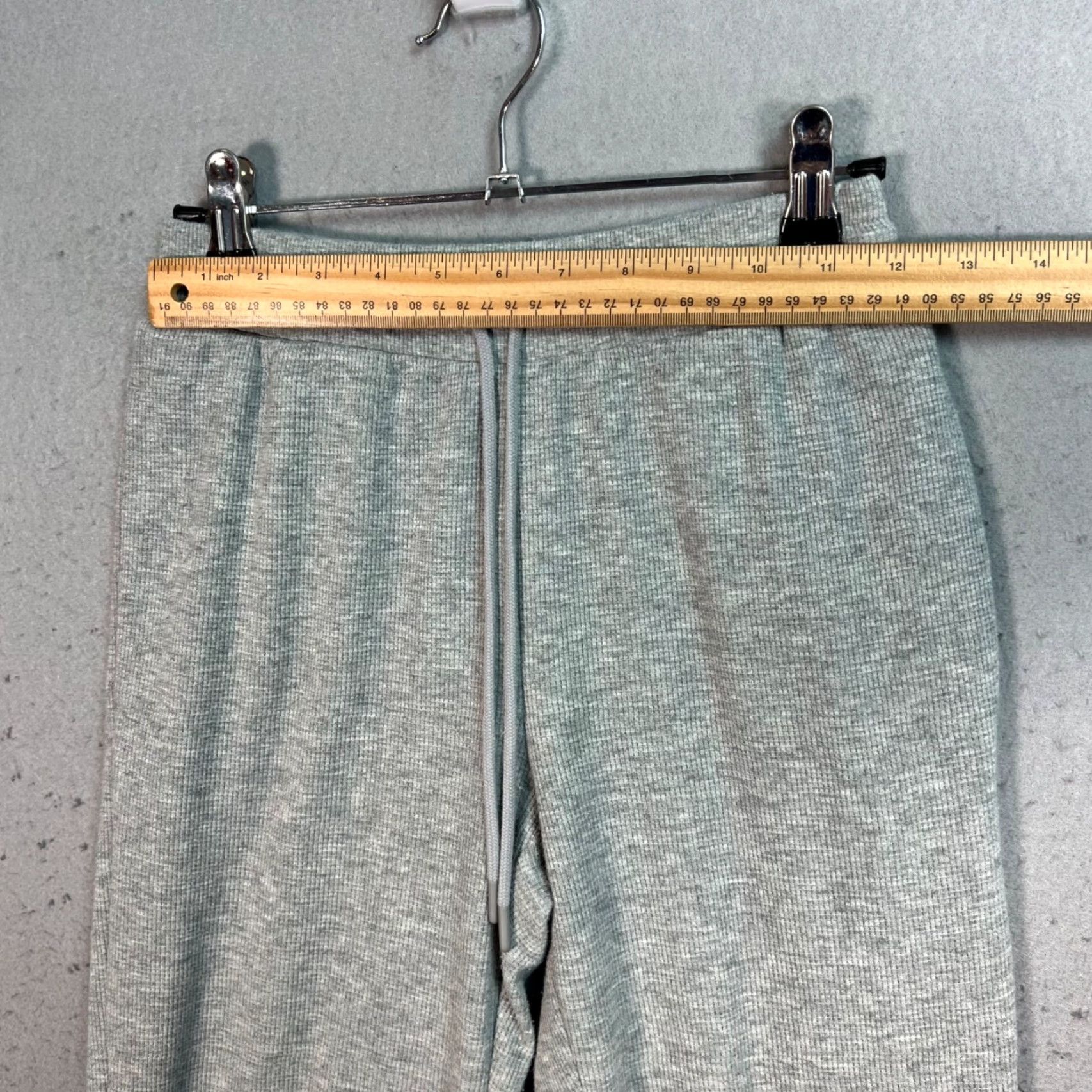 Vintage VINTAGE Sunday Best Heather Gray Ribbed Joggers XS Cotton Polyester Blend Womens Size 26" / US 2 / IT 38 - 5 Thumbnail