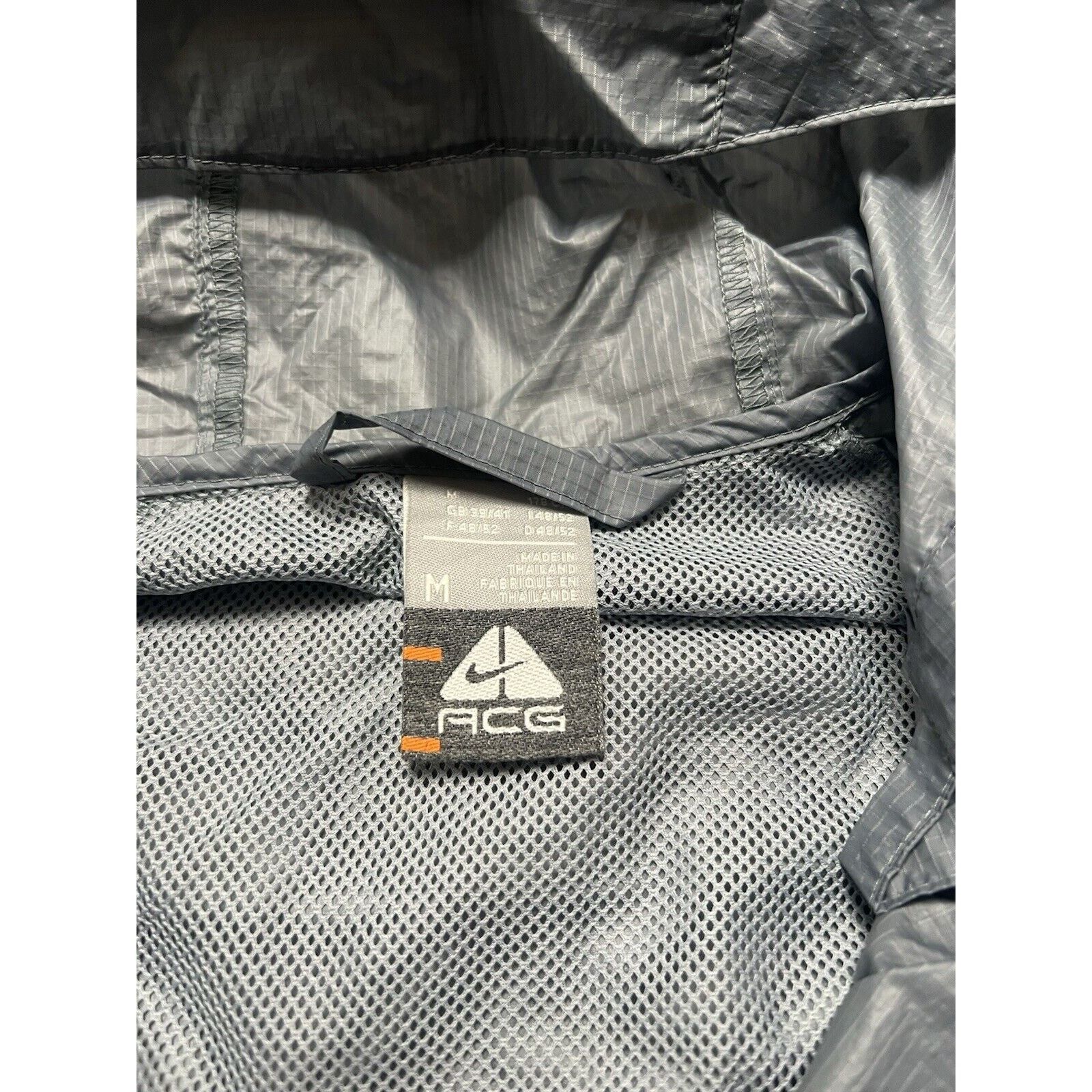 Nike 2009 NIKE ACG Storm Gray Nylon Windrunner Jacket Ripstop M Size US M / EU 48-50 / 2 - 6 Thumbnail