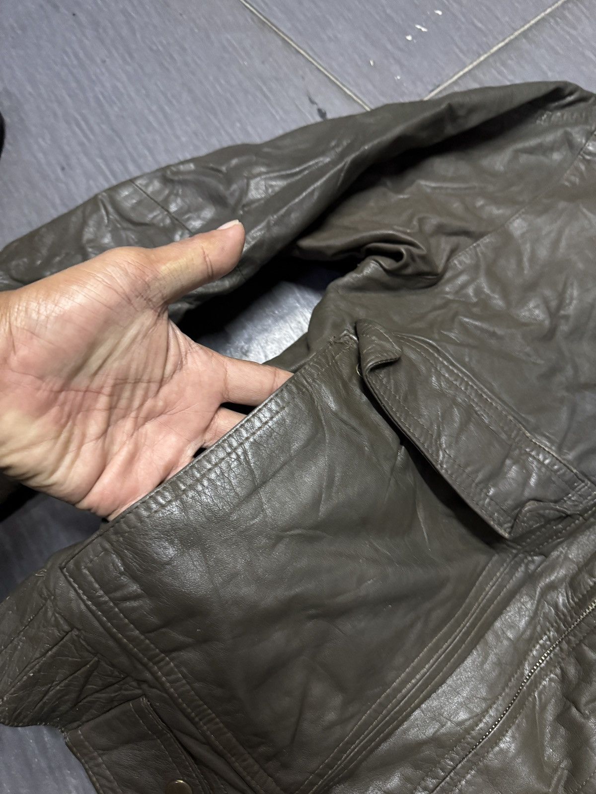 Genuine Leather JAPANESE BRAND LEATHER JACKET Size US M / EU 48-50 / 2 - 2 Thumbnail
