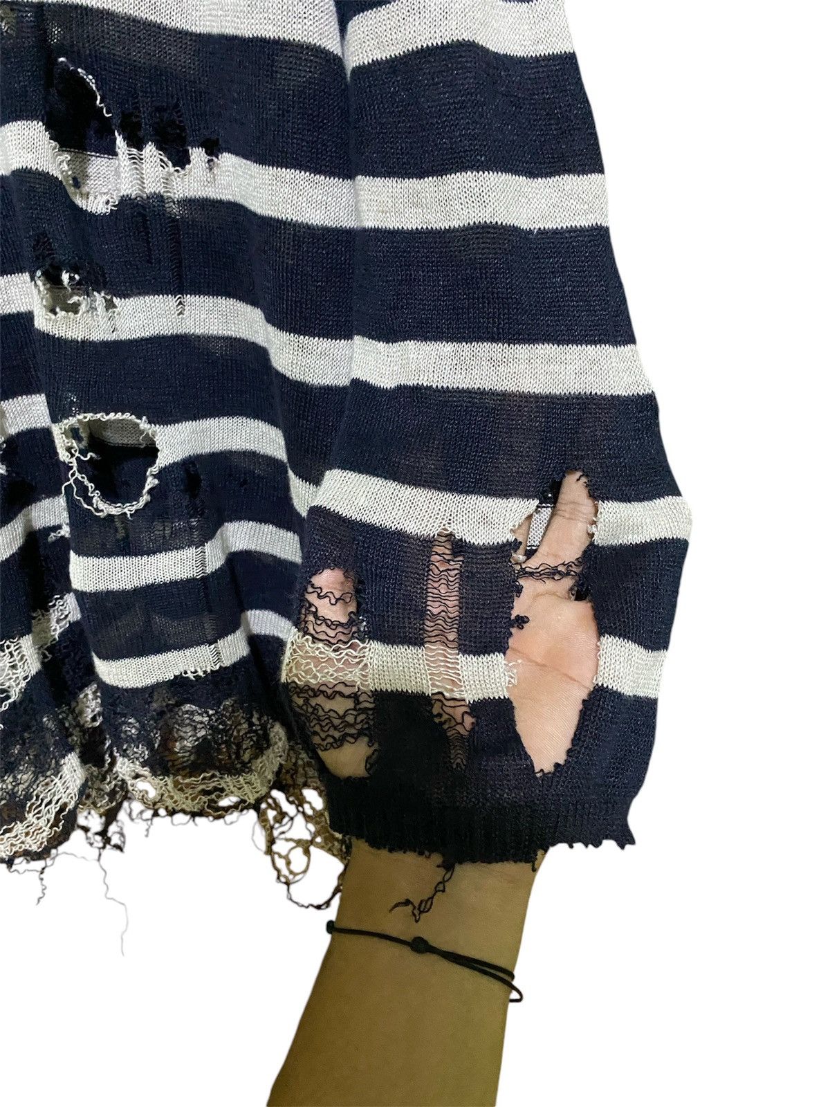 Japanese Brand × Margaret Howell × Yasuyuki Ishii Knit Margaret Howell Distressed Size S / US 4 / IT 40 - 6 Thumbnail