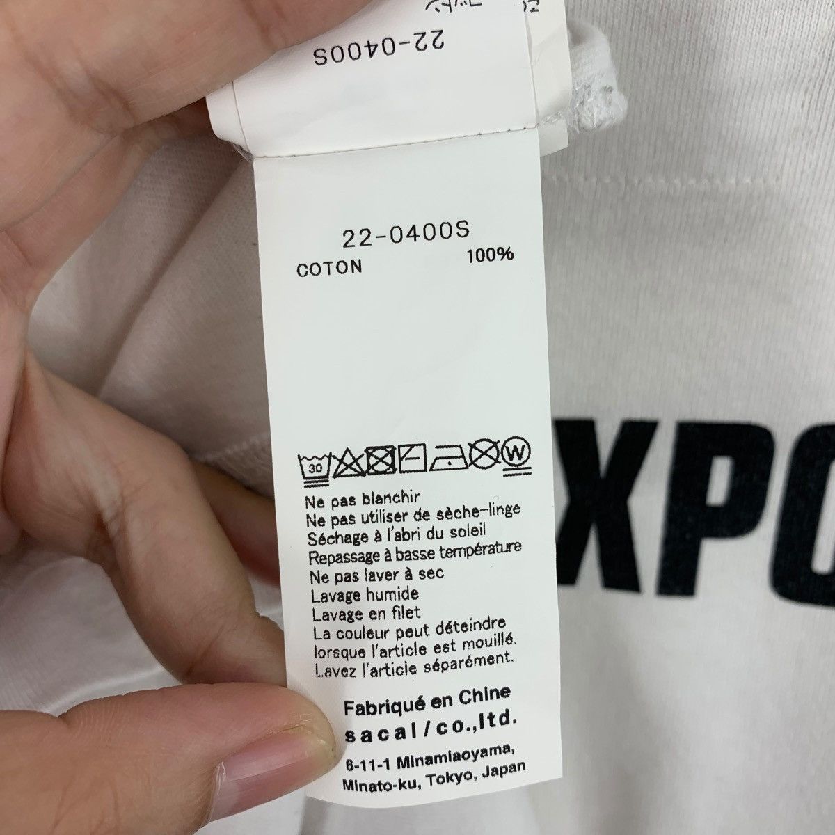 Japanese Brand × Sacai SACAI Film Crew double exposure printed long sleeve tee Size US M / EU 48-50 / 2 - 12 Thumbnail