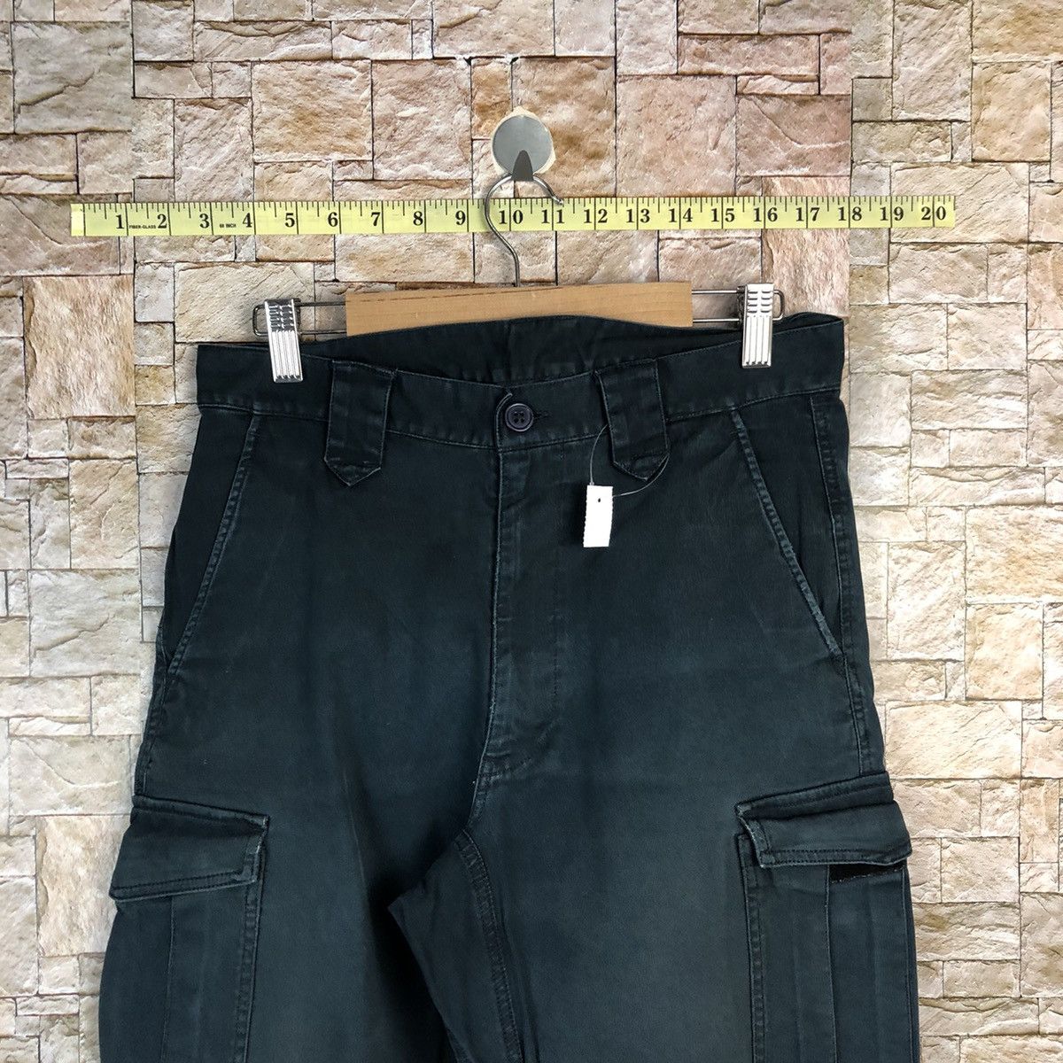 Japanese Brand Japan vintage faded blue Cargo utility Pants #A634 Size US 31 - 4 Thumbnail