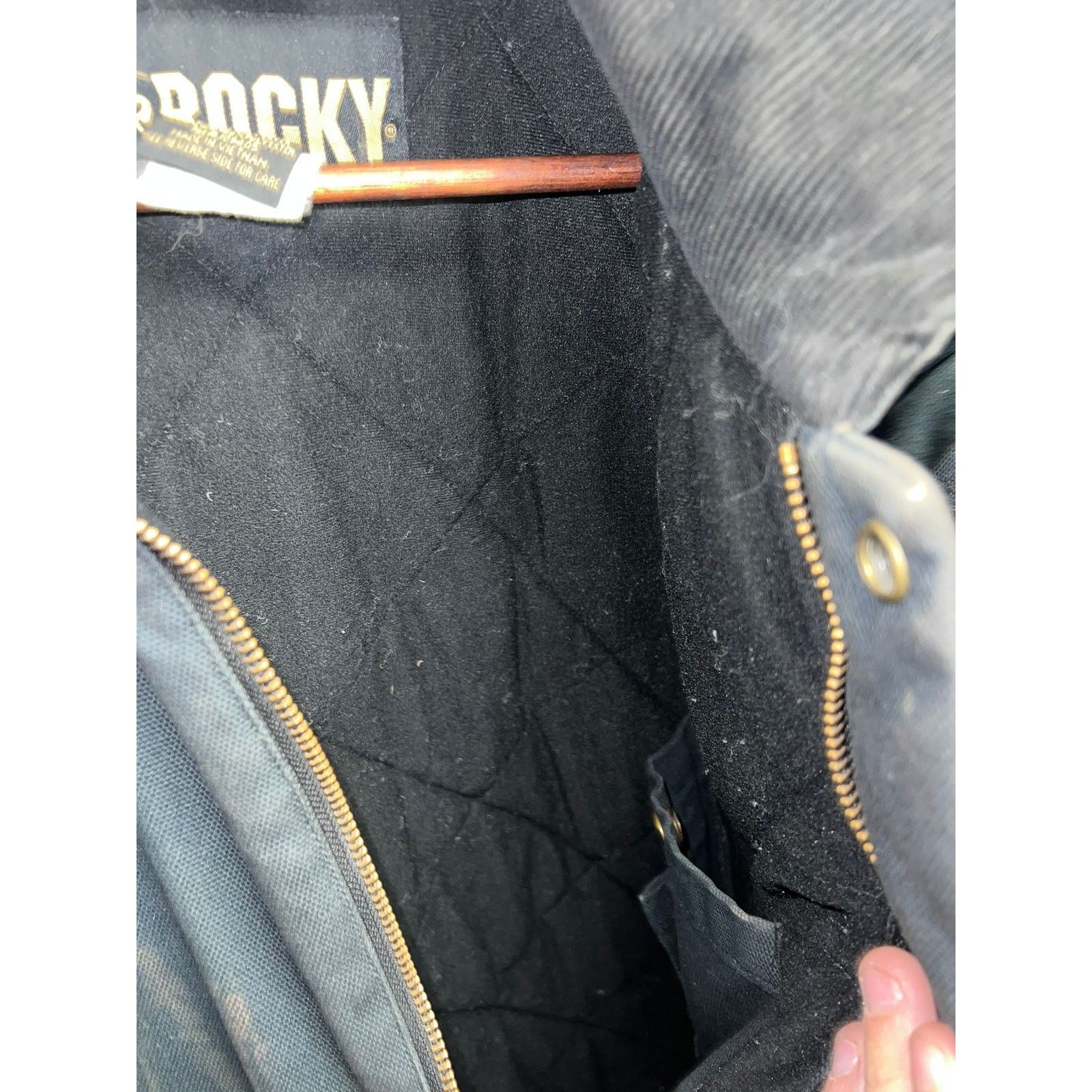 Vintage Vintage Work Wear Black Jacket Rocky Full Zip Heavy VTG XL Size US XL / EU 56 / 4 - 10 Thumbnail