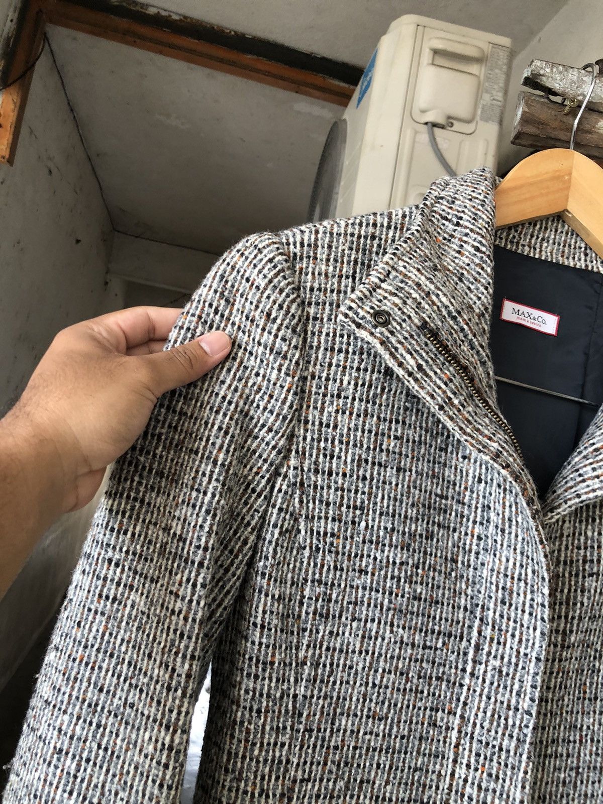 Max Mara Chanel Inspired ❗️Max & Co by Max Mara Tweed Long Jacket Size XS / US 0-2 / IT 36-38 - 8 Thumbnail