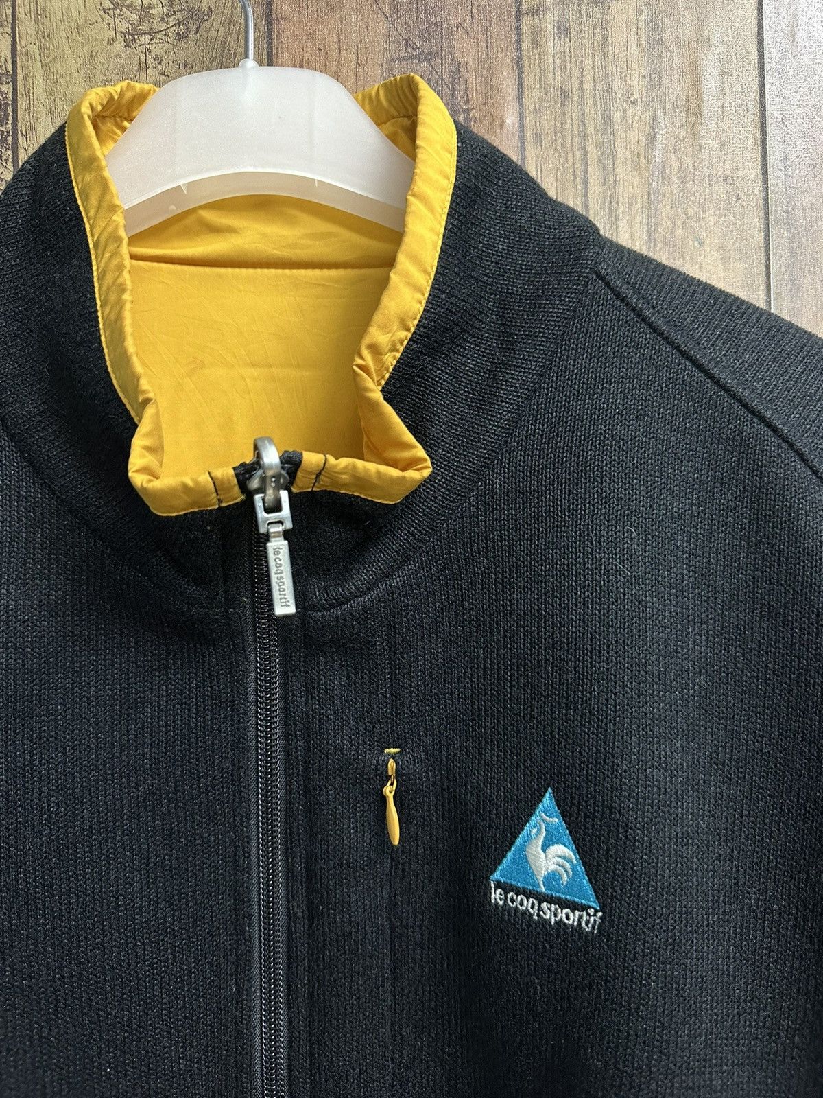 Le Coq Sportif Vintage Le coq sportif Reversible Zipper Jacket Z06 Size US L / EU 52-54 / 3 - 4 Thumbnail
