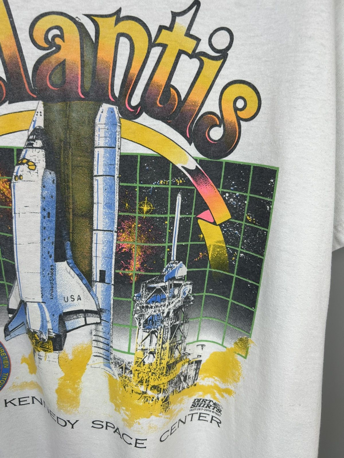NASA × Vintage Vintage Nasa Kennedy Space Center Florida 1997 Tee Shirt Size US L / EU 52-54 / 3 - 8 Thumbnail