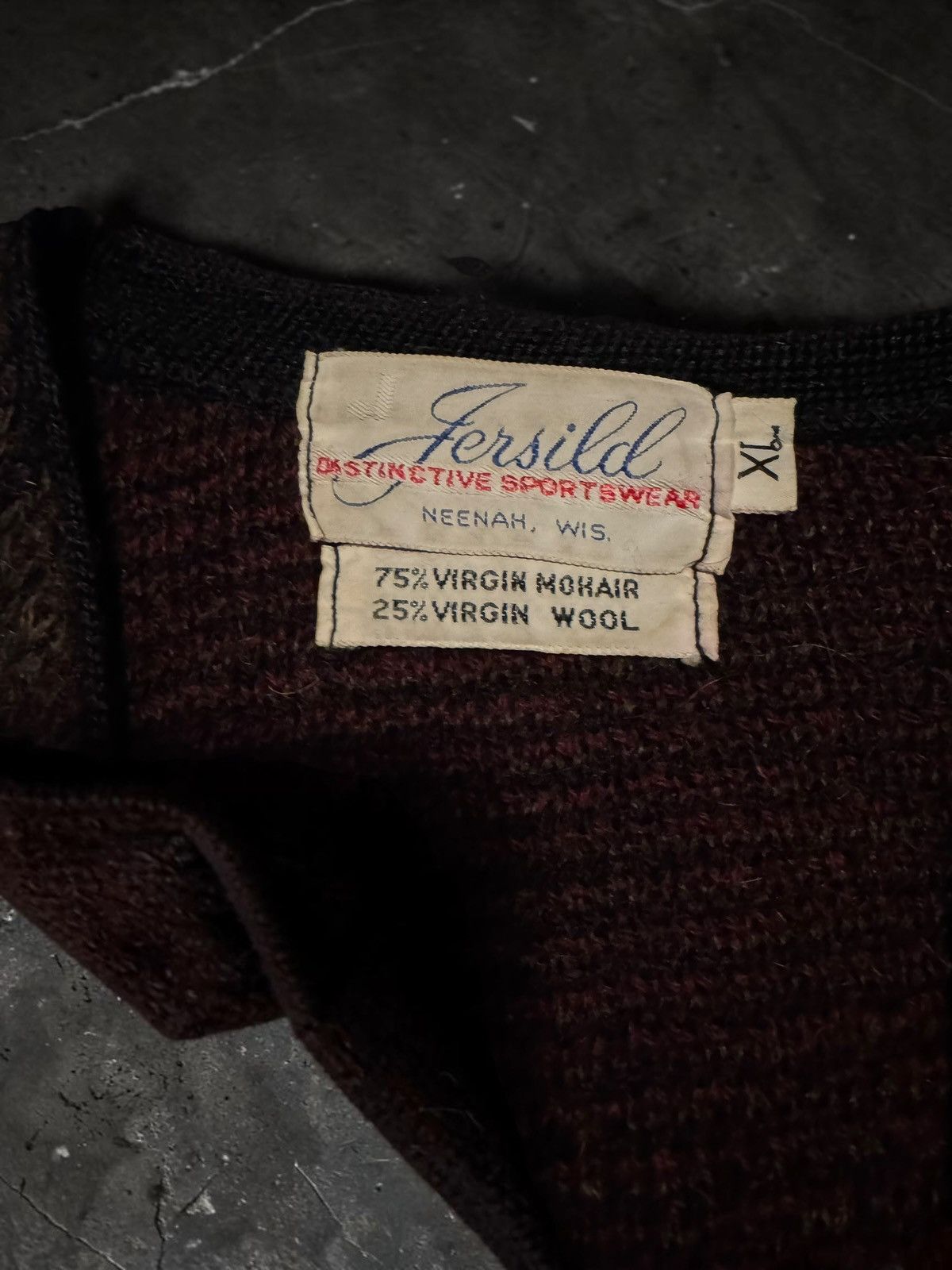 Vintage 1960's Vintage Mohair Cardigan Size US XL / EU 56 / 4 - 4 Thumbnail
