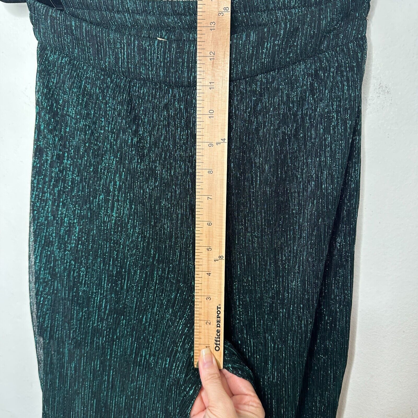 Bailey 44 Bailey 44 Emerald Green Shimmer Harem Pant and Undershort S Size 27" / US 4 / IT 40 - 10 Thumbnail