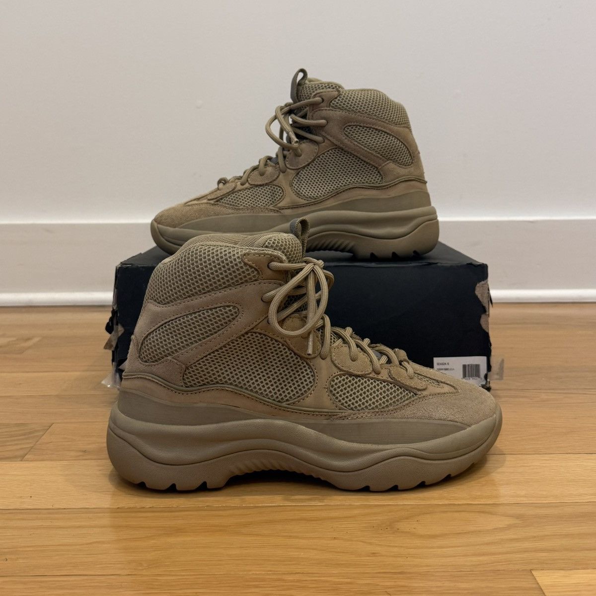 Adidas  Kanye West  Yeezy Yeezy Season 6 Desert Boot 'Taupe' Size 42  (BRAND NEW+OGALL) | Grailed