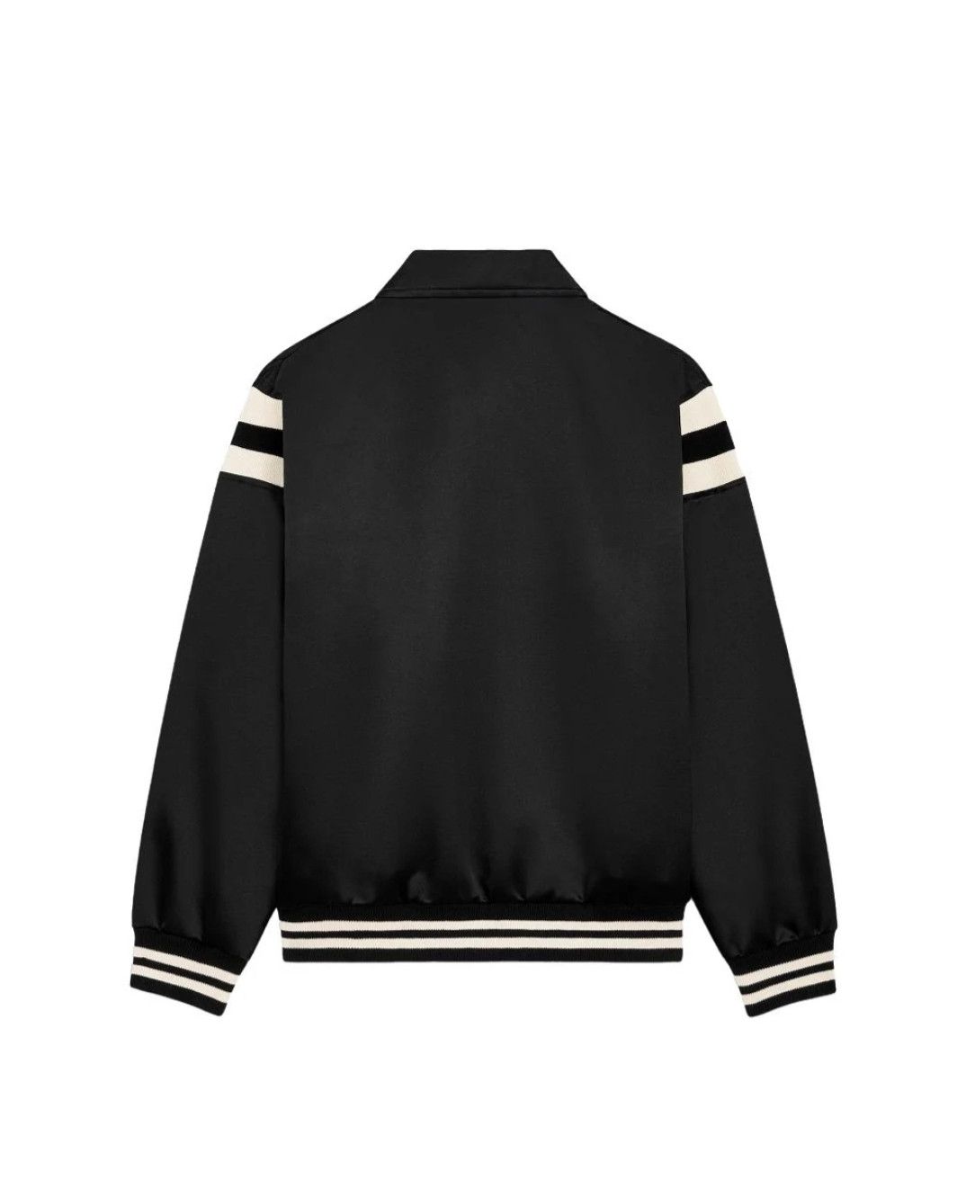 Celine Teddy Satin Varsity Jacket Size US L / EU 52-54 / 3 - 2 Thumbnail