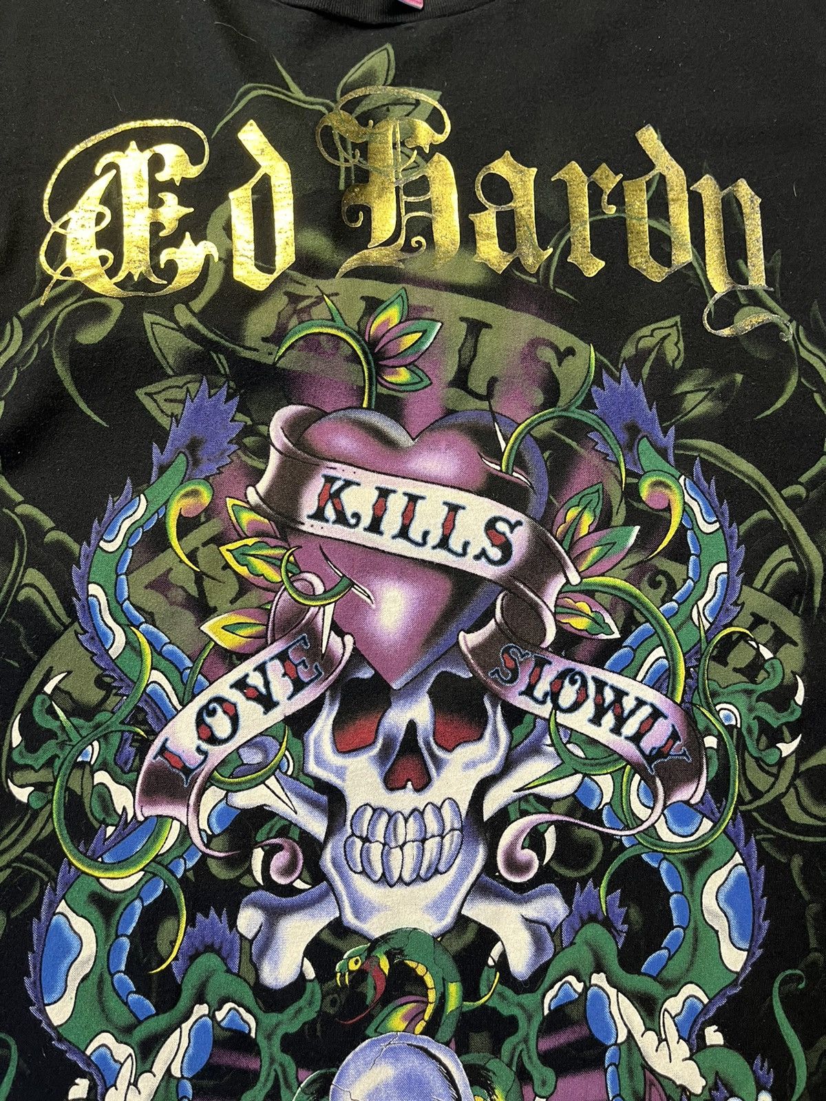 Christian Audigier Vintage Ed Hardy USA T shirt Rare Y2K Size US M / EU 48-50 / 2 - 10 Thumbnail