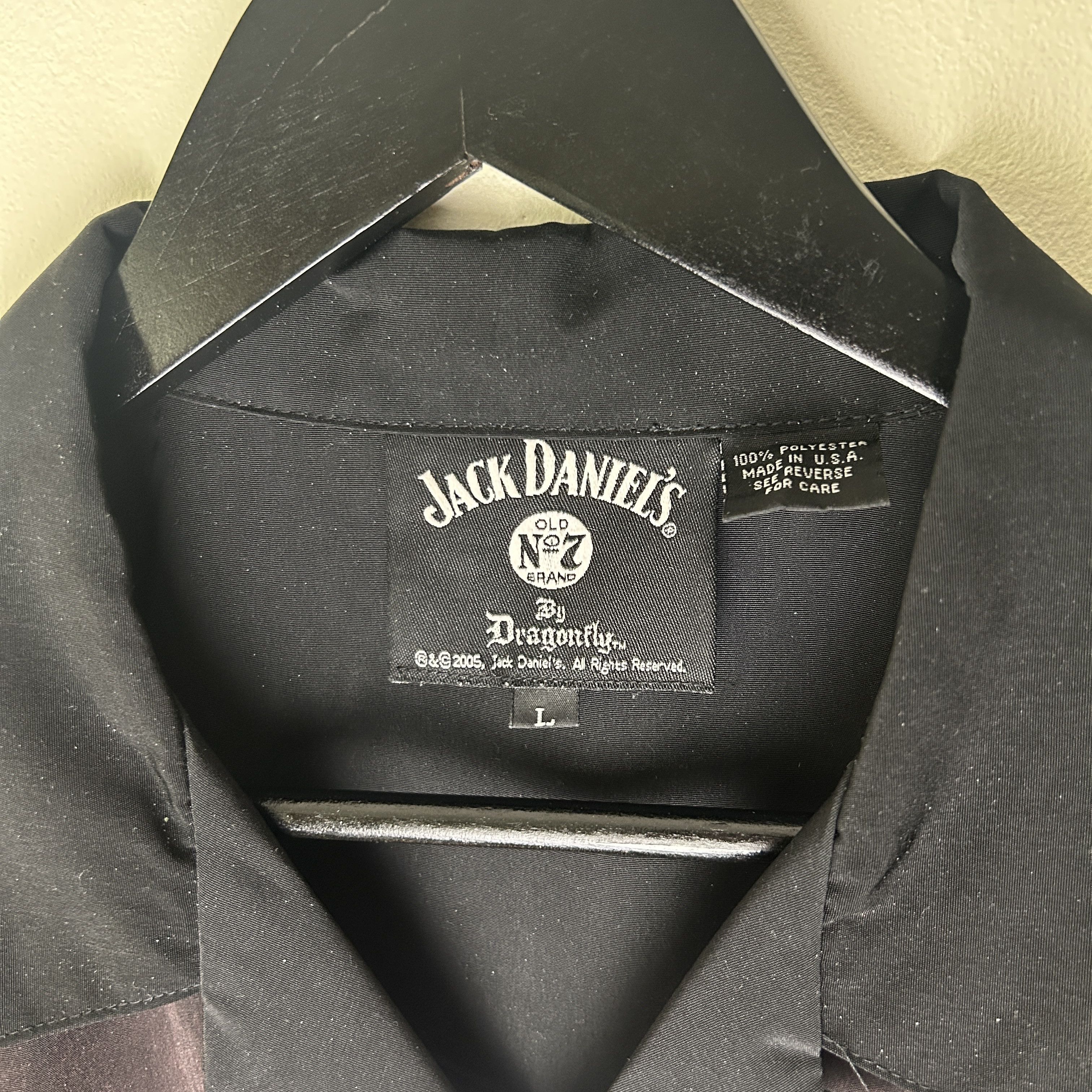 Vintage Vintage Jack Daniels Dragonfly Button Up Shirt Size US L / EU 52-54 / 3 - 5 Thumbnail