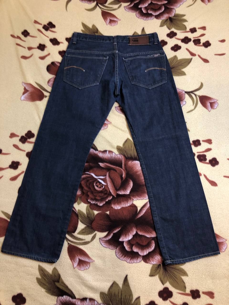 G-Star G Star Raw 3301 Slim Straight Jean Blue Button Fly Size US 30 / EU 46 - 21 Thumbnail