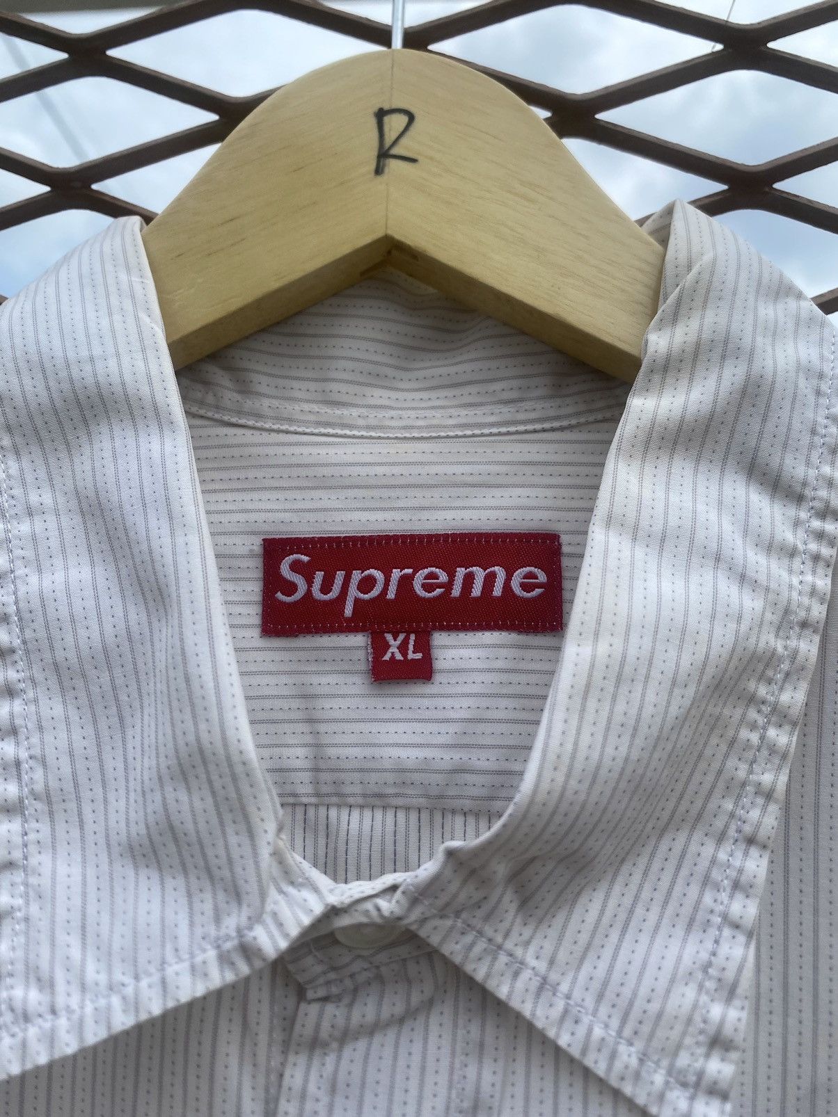 Supreme Vintage Supreme Stripe Shirt Size US XL / EU 56 / 4 - 4 Thumbnail