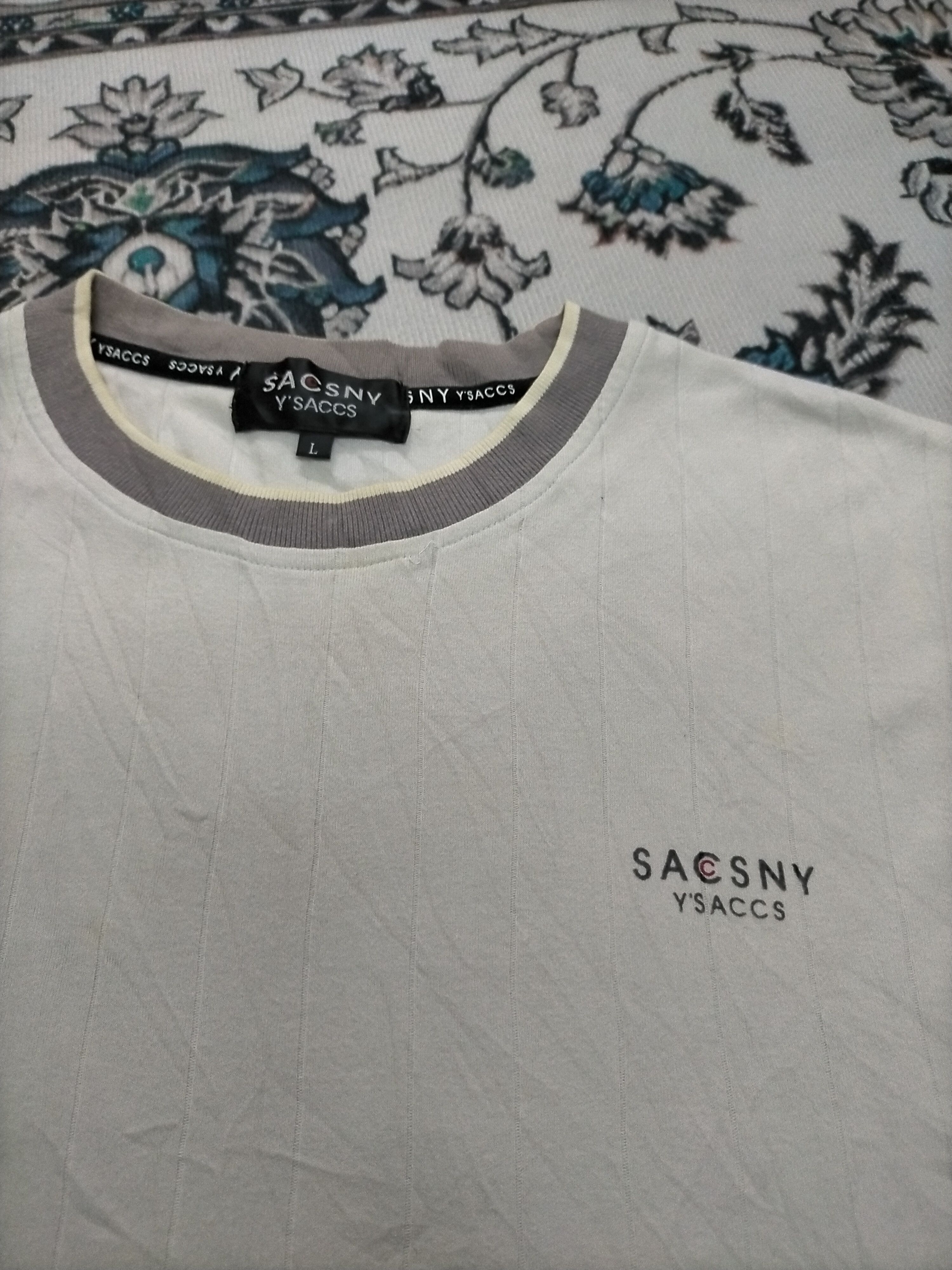 Yohji Yamamoto Y'saccs Yohji Yamamoto Long Sleeve Tshirt Size US L / EU 52-54 / 3 - 2 Thumbnail