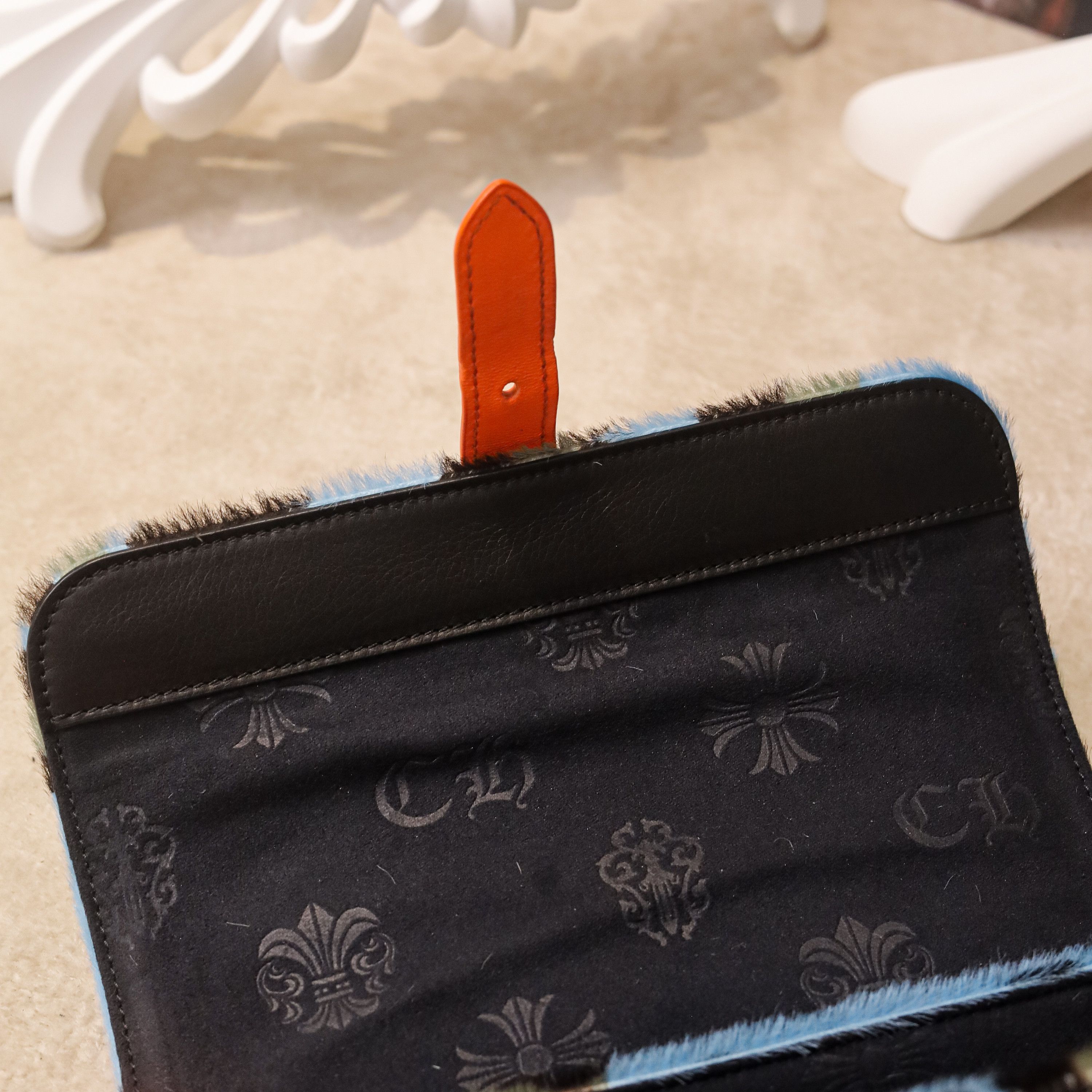 Chrome Hearts CHROME HEARTS Bag Jewelry Roll Lihr Blue Cheetah Size ONE SIZE - 9 Thumbnail