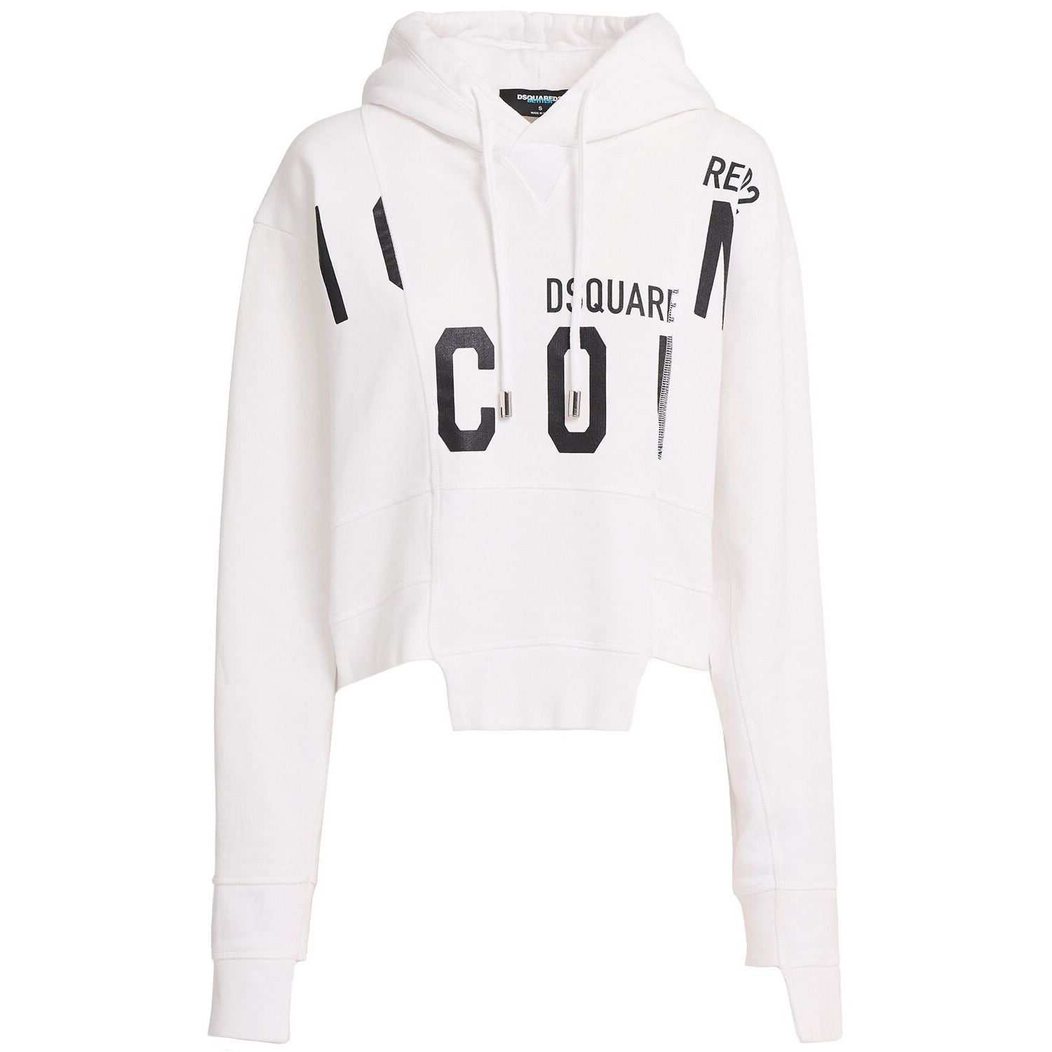 Dsquared2 DSQUARED2 White Sliced Hoodie New & Authentic (Men's size:L; Size US L / EU 52-54 / 3 - 1 Preview