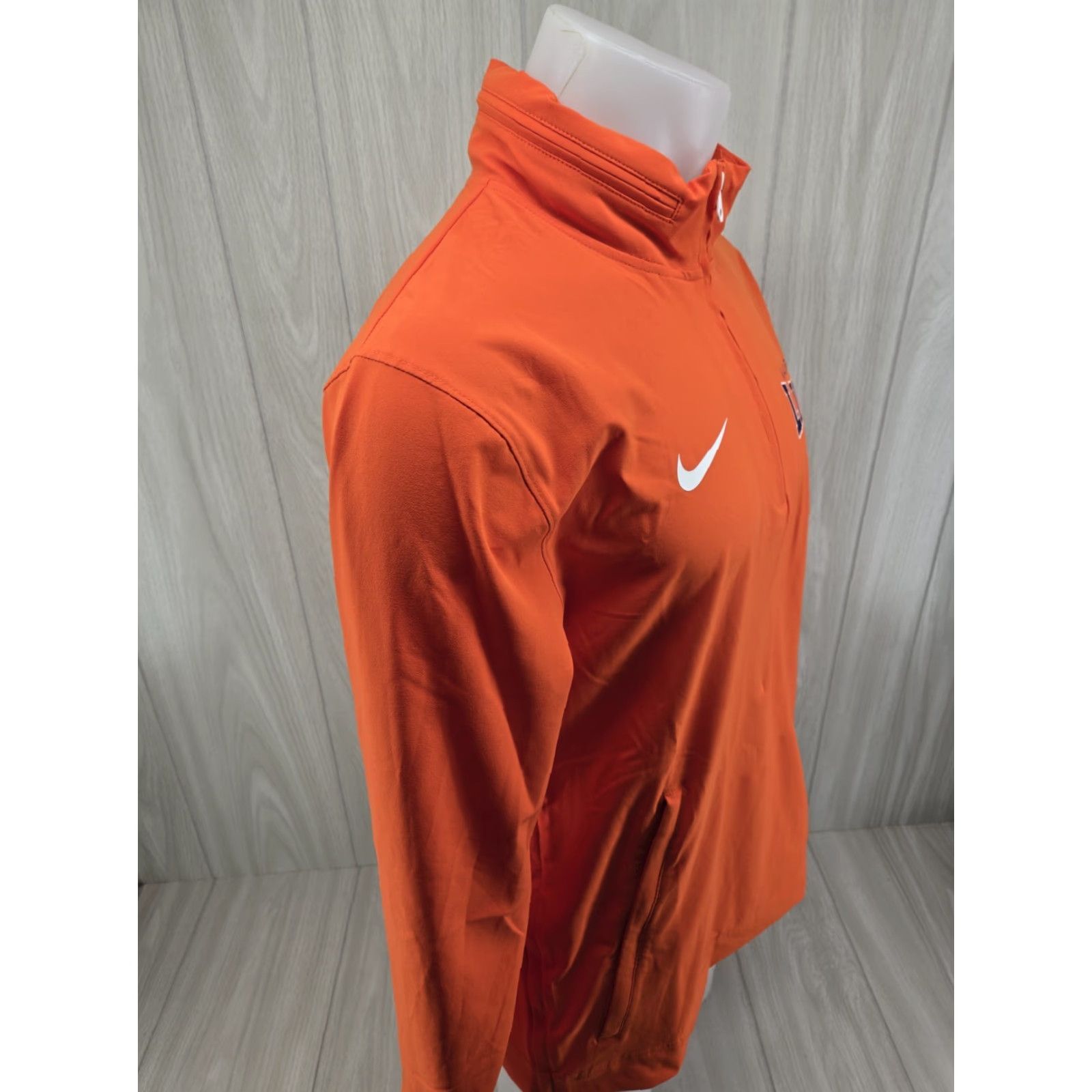 Nike Nike Wallace State Valleyball Windbreaker Shirt Mens Sz Small Orange 1/4 Zip L/S Size US S / EU 44-46 / 1 - 6 Thumbnail