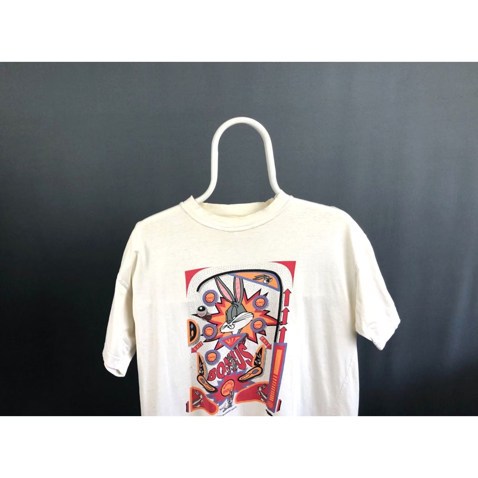 Vintage VINTAGE Warner Bros. Shirt Mens One Size White Bugs Bunny Cotton Men Size US M / EU 48-50 / 2 - 3 Thumbnail