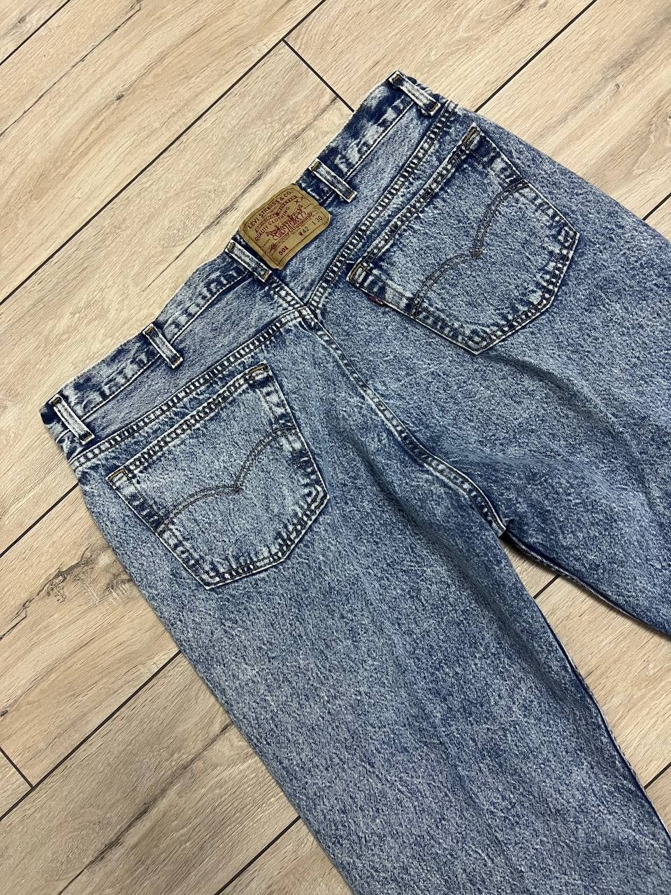 Levi's × Vintage Levi's 501 90s Vintage Rare Jeans Denim USA Made Washed W 42 Size US 42 / EU 58 - 7 Thumbnail