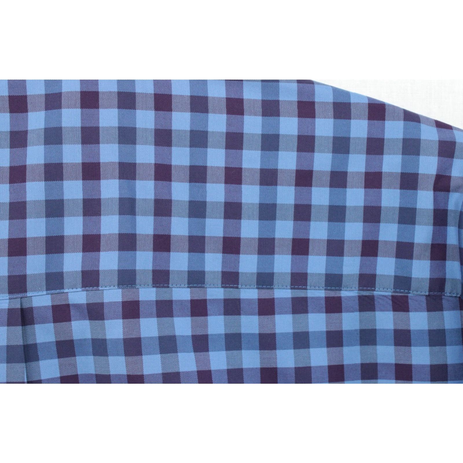 Peter Millar Peter Millar Shirt Men's XL Blue Gingham Plaid Stretch Button-Down Preppy Golfer Shirt Size US XL / EU 56 / 4 - 4 Thumbnail