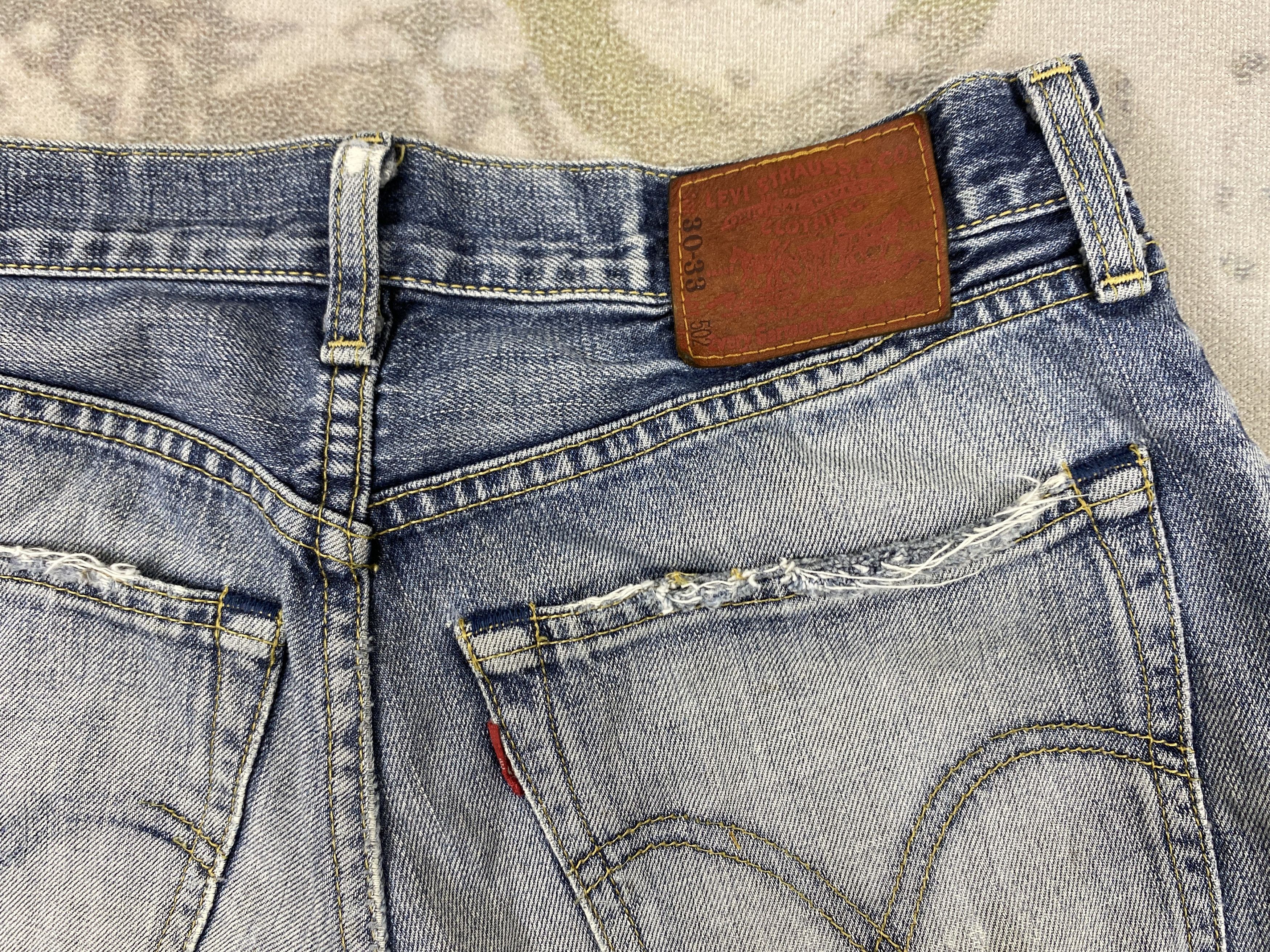 Kapital Distressed Vintage Levi's 502 Kapital Style Size US 29 - 11 Thumbnail
