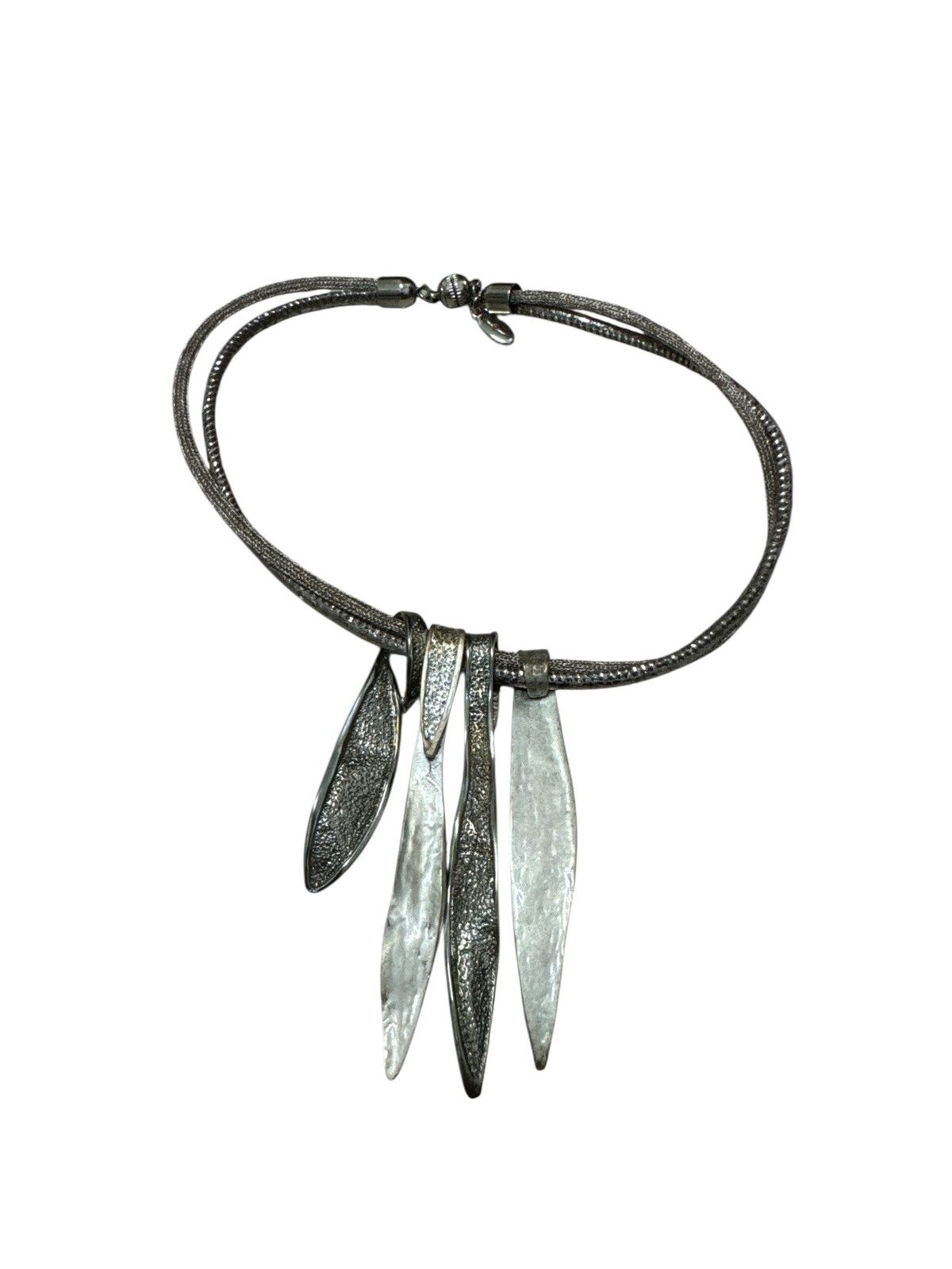 Jewelry ABISTE BAMBOO LEAVES PATTERN CHOKER NECKLACE Size ONE SIZE - 2 Thumbnail