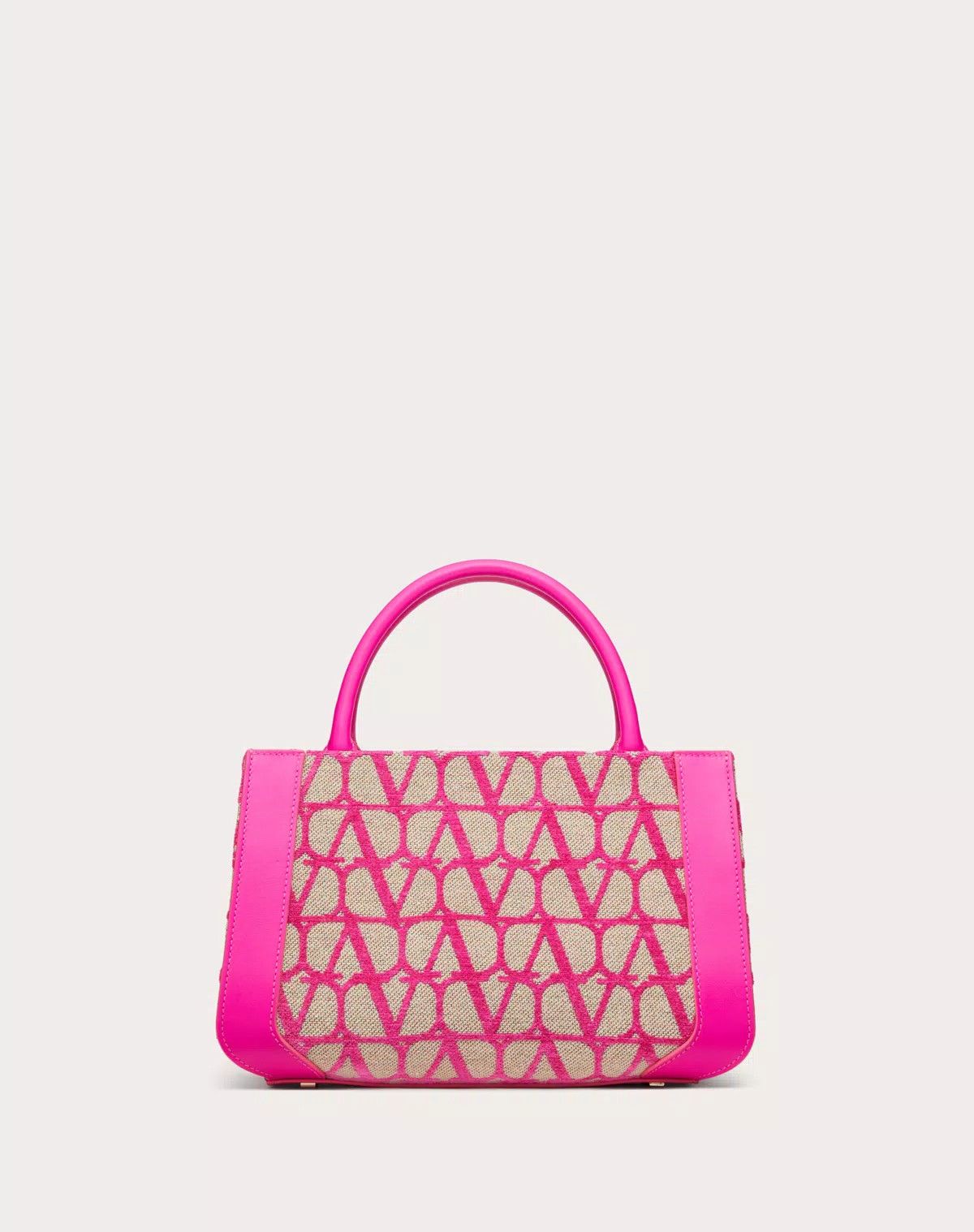 Valentino oc11z0725 Size:OS/Toile Iconographe Handbag in Pink Size ONE SIZE - 3 Thumbnail