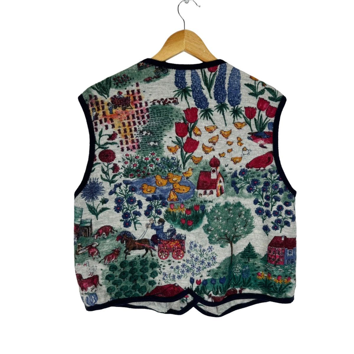 Art Comes First × GIESSWEIN ❄️GIESSWEIN AUSTRIA FLORAL ART VEST Size L / US 10 / IT 46 - 8 Thumbnail