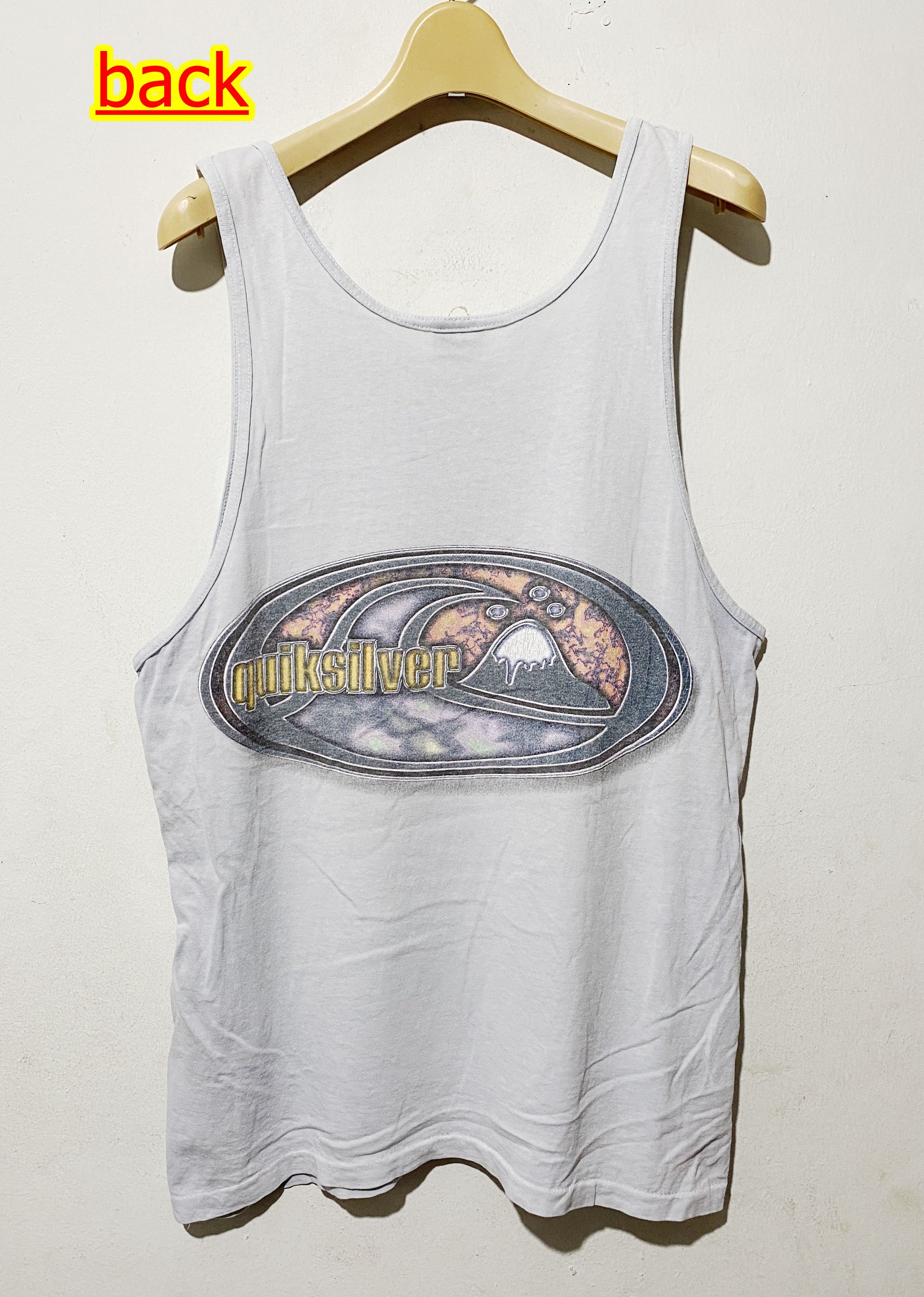 Quiksilver × Vintage Vintage 90s Quiksilver Tank Top Size US M / EU 48-50 / 2 - 1 Thumbnail