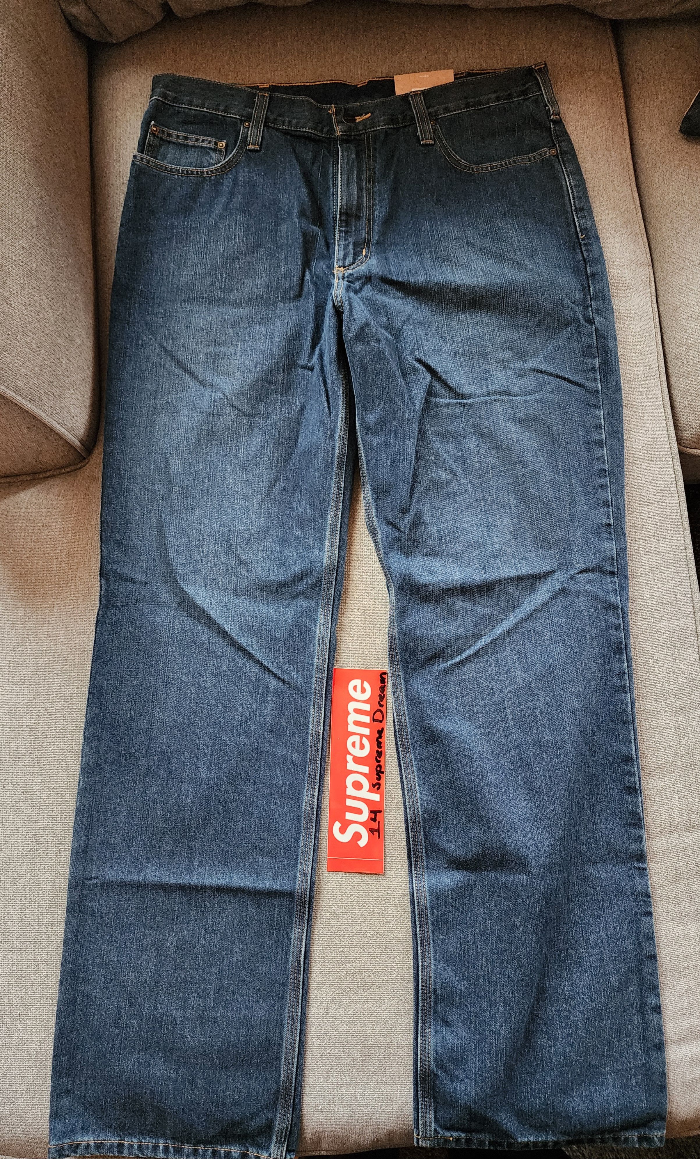 Carhartt Carhartt Denim Work Pants Size US 36 / EU 52 - 4 Thumbnail