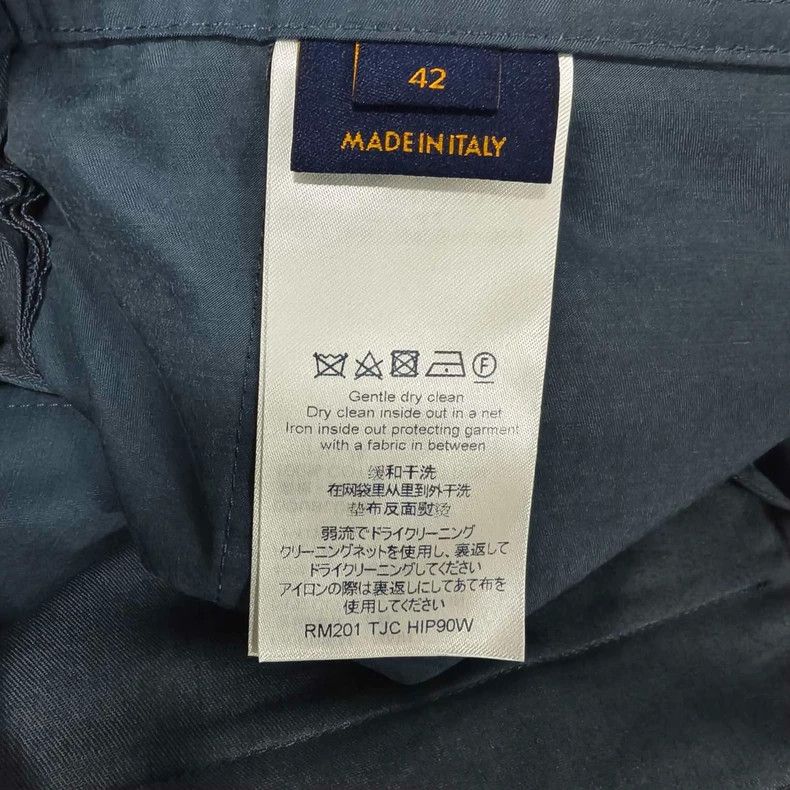 Louis Vuitton Louis Vuitton Dark blue two-bag overalls pants Size US 42 / EU 58 - 4 Thumbnail