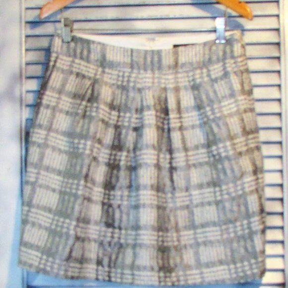 Other Limited Small Gray/Cream Skirt Size 30" / US 8 / IT 44 - 9 Thumbnail